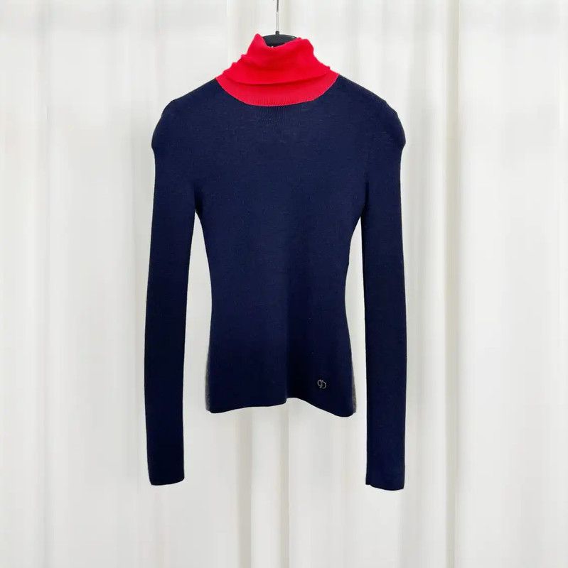 Dior Dior Multicolor Cashmere Long Sleeve Pullover 0089 Size XS / US 0-2 / IT 36-38 - 1 Thumbnail