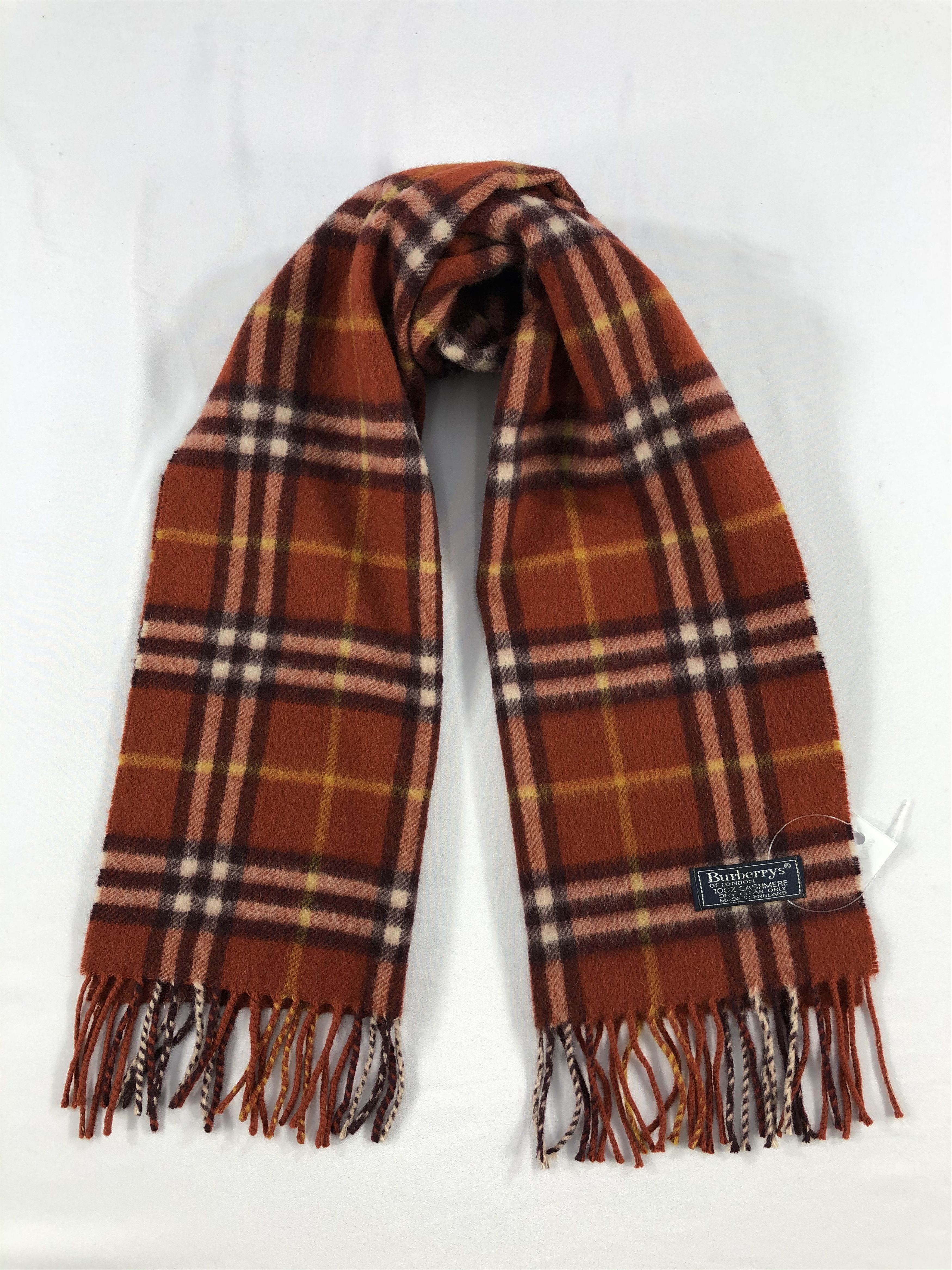 Burberry Vintage Burberry Scarf/Muffler/Neckwear MF1746 Size ONE SIZE - 1 Thumbnail