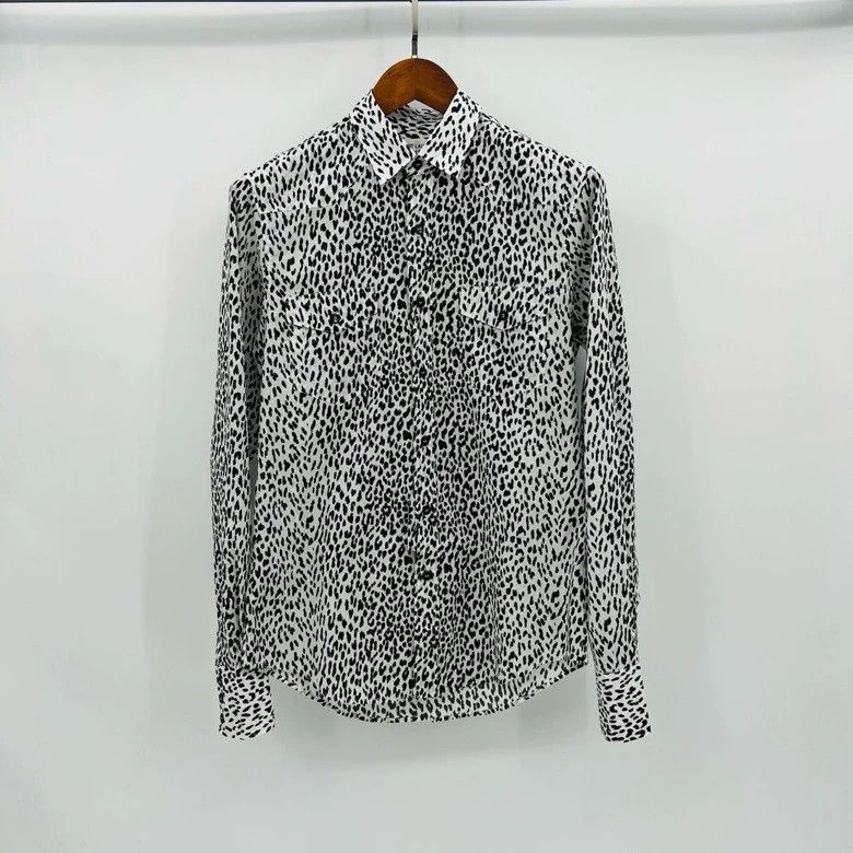 Saint Laurent Paris Saint Laurent Paris Popular leopard print shirt Size US M / EU 48-50 / 2 - 1 Thumbnail