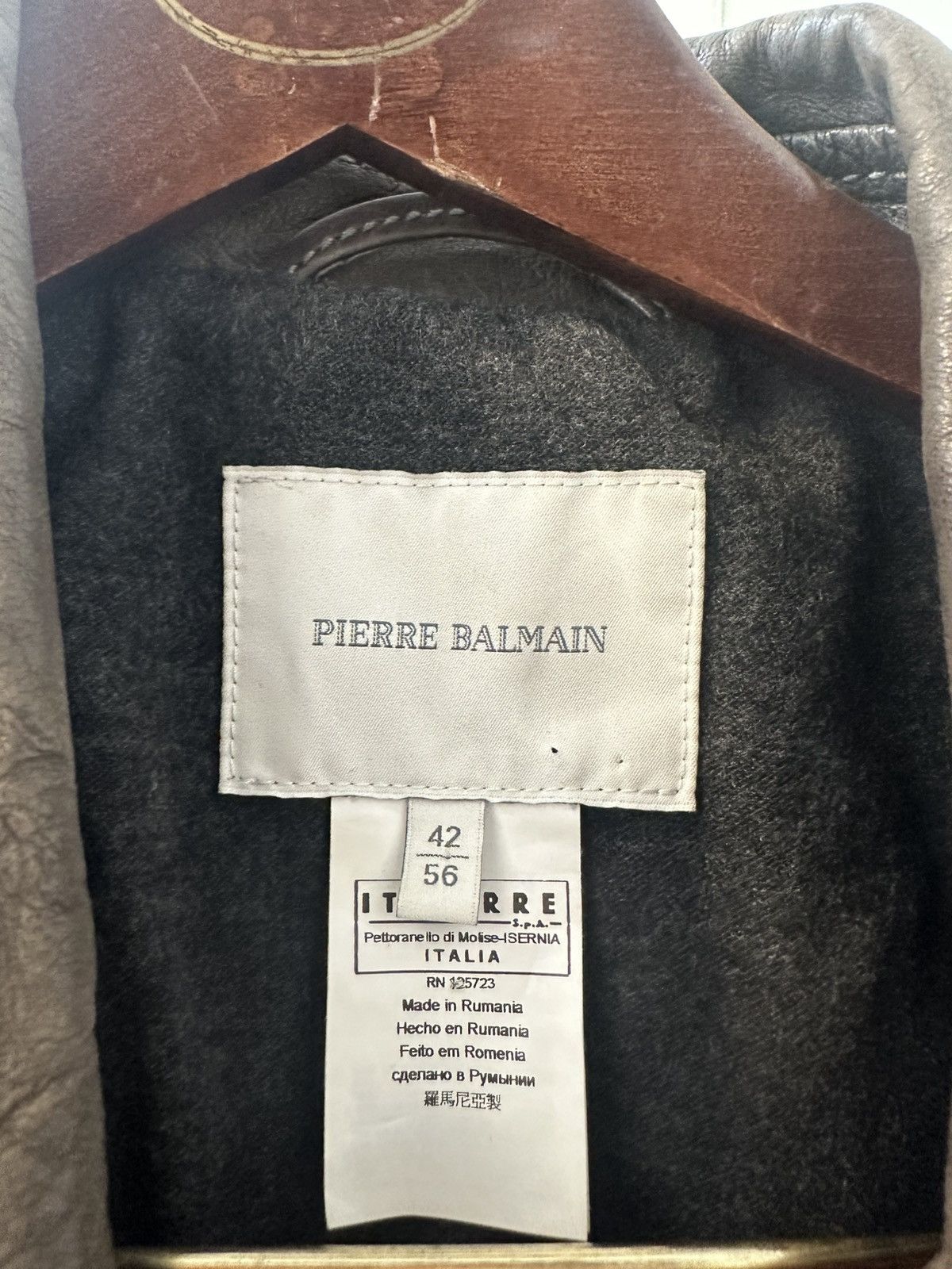 Pierre Balmain Balmain Biker Jacket Size US XL / EU 56 / 4 - 3 Thumbnail