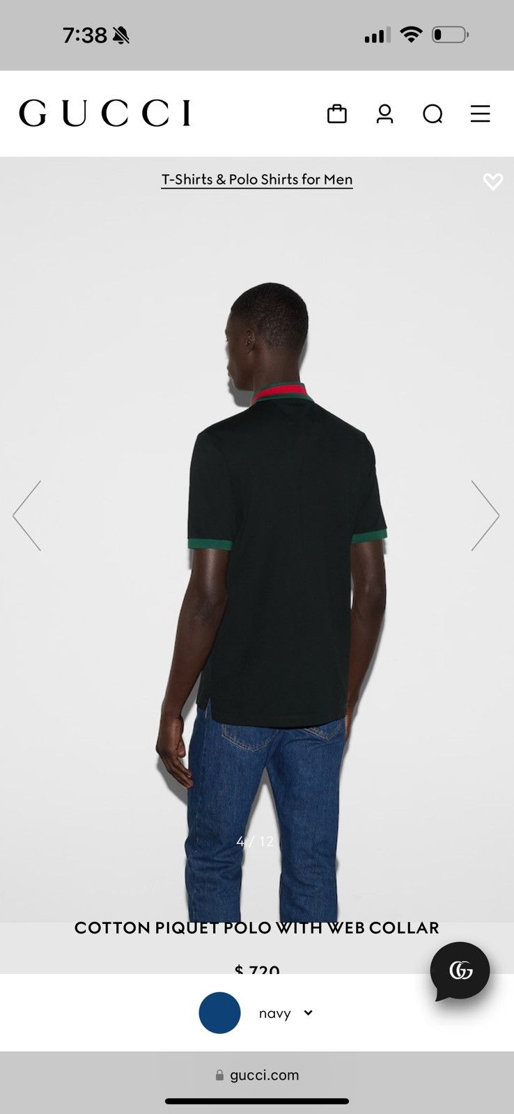 Gucci Men’s Size Large Gucci Polo Size US L / EU 52-54 / 3 - 5 Thumbnail