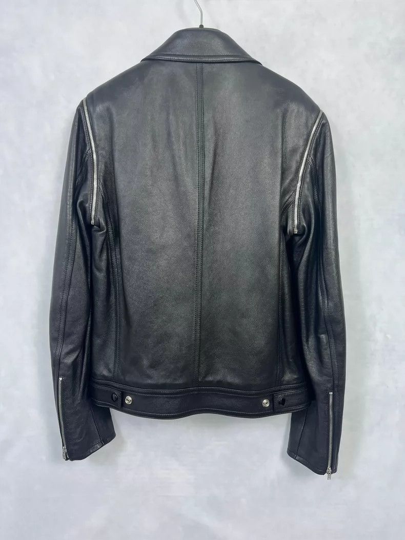 Saint Laurent Paris Saint Laurent 15fw five-zip motorcycle leather jacket 2504- Size US M / EU 48-50 / 2 - 2 Thumbnail