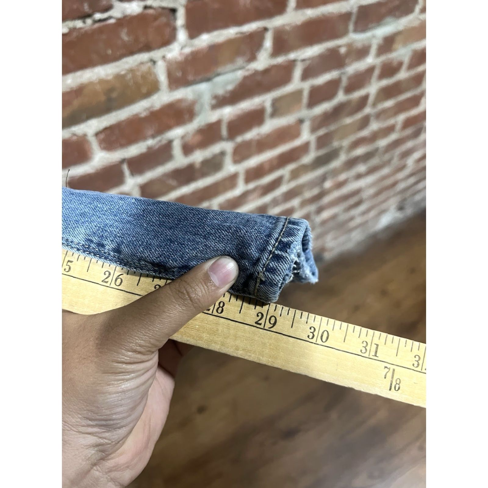 Lucky Brand Lucky Brand Jeans Size 25 Ava Skinny Lady Bug Embroidered Hippy Retro Size 42" / US 20 - 5 Thumbnail