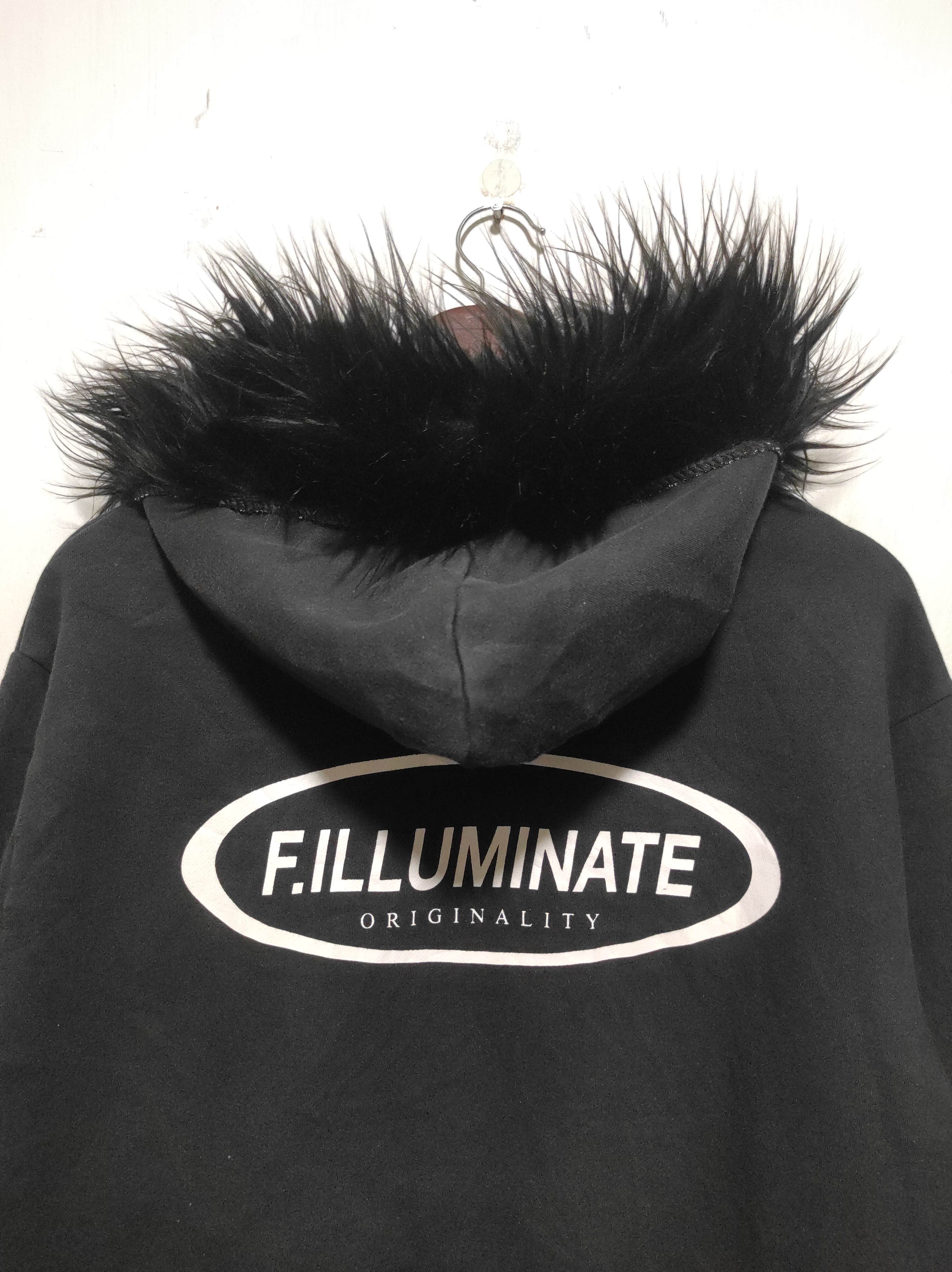 Japanese Brand F.ILLUMINATE Oversize Double Zipper Fur Hoodie LGB style Size US M / EU 48-50 / 2 - 12 Thumbnail