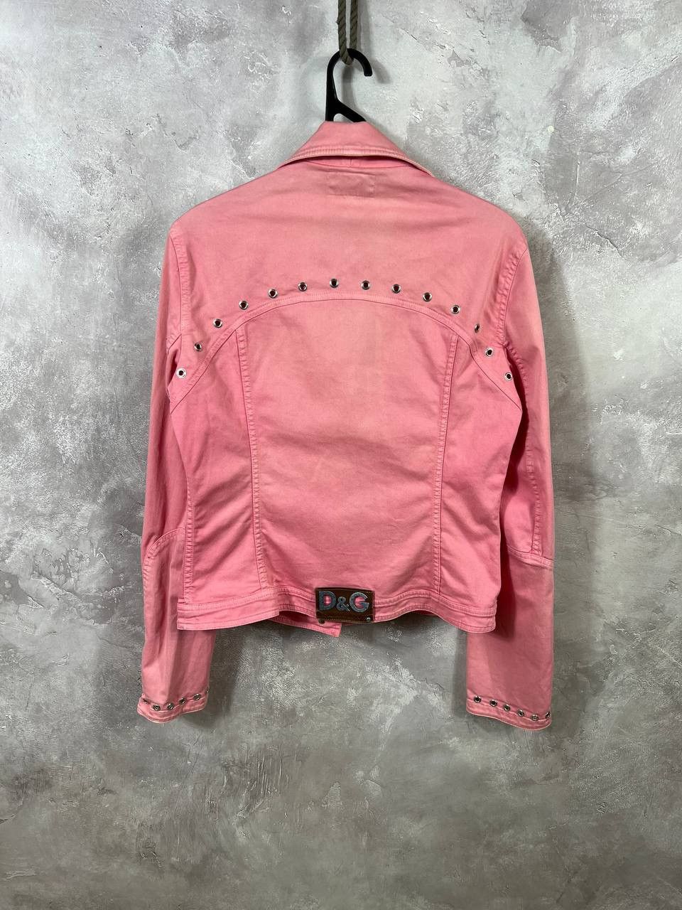 Dolce & Gabbana × Vintage Vintage Dolce Gabbana Biker Denim Jacket Size M / US 6-8 / IT 42-44 - 8 Thumbnail
