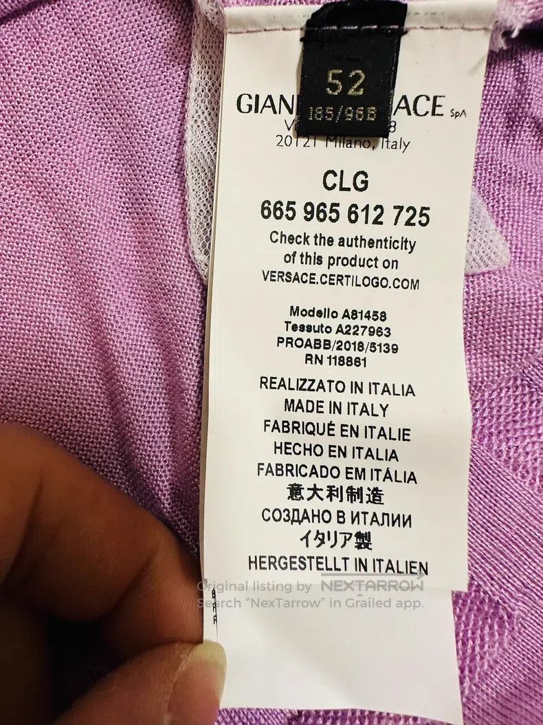 Versace Versace Money leopard mulberry silk sweatshirt Size XL / US 12-14 / IT 48-50 - 7 Thumbnail
