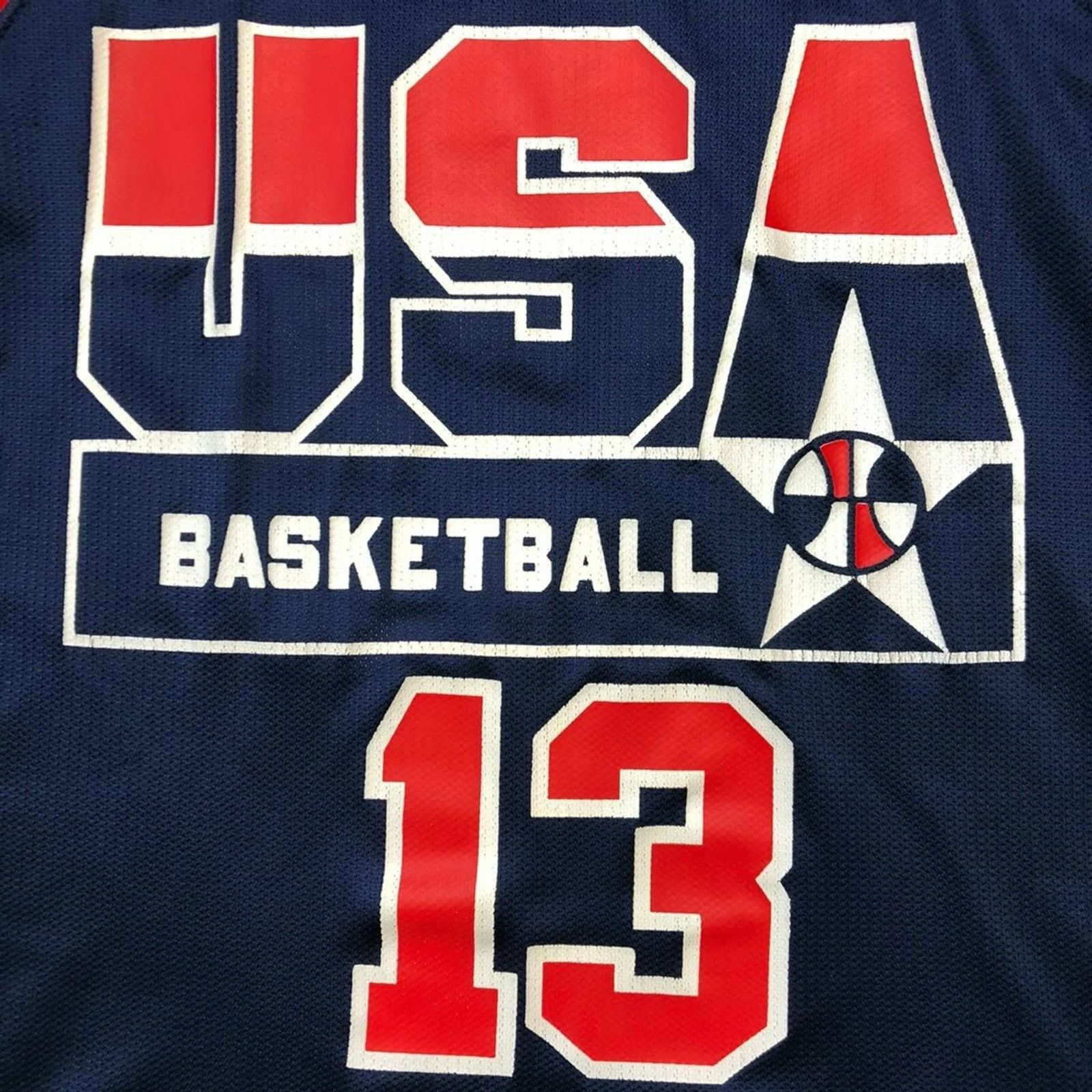 Champion × NBA × Vintage VTG 90s Champion Shaquille O’Neal Team USA Jersey Small NBA Size US S / EU 44-46 / 1 - 4 Thumbnail