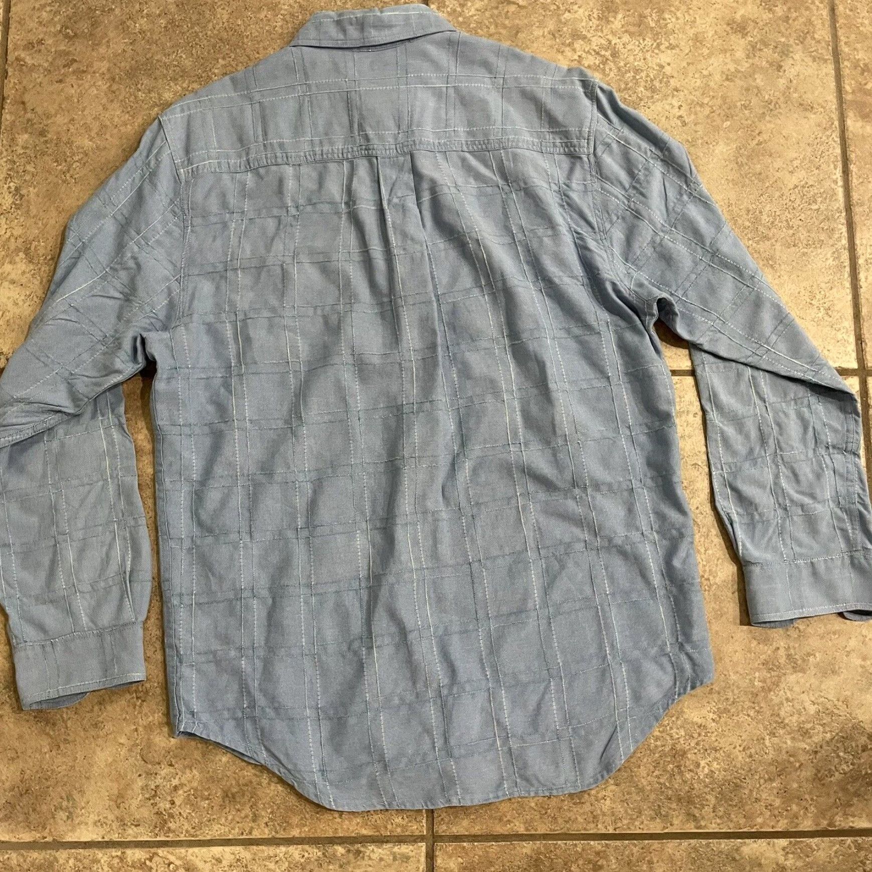 The Territory Ahead The Territory Ahead Blue Button Down Cotton Blend Shirt Mens Medium Size US M / EU 48-50 / 2 - 6 Thumbnail