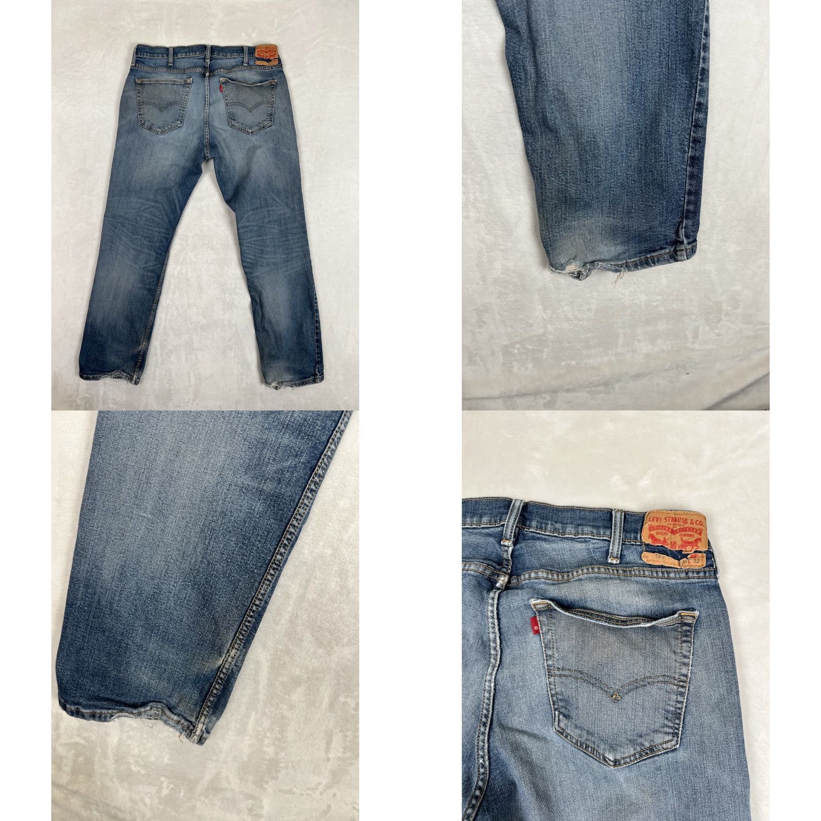 Levi's VINTAGE Levi's 559 Jeans 38x32 Blue Denim Relaxed Straight 90s Grunge Mens Jeans Size US 38 / EU 54 - 8 Thumbnail