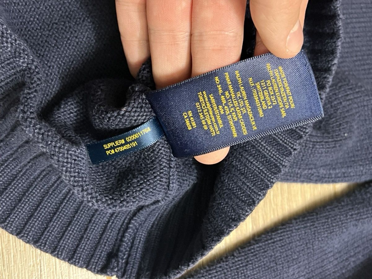 Polo Ralph Lauren Polo Ralph Lauren Men's Crewneck Cotton Sweater - Navy Blue Size US M / EU 48-50 / 2 - 7 Thumbnail
