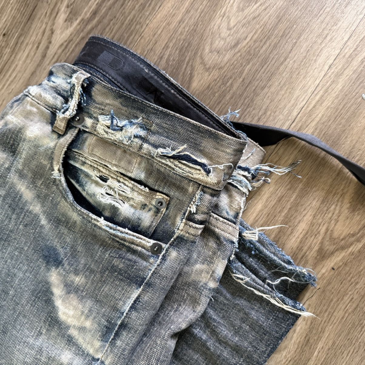 Rick Owens rick owens fw07 “exploder” dust detroit cut denim Size US 31 - 6 Thumbnail