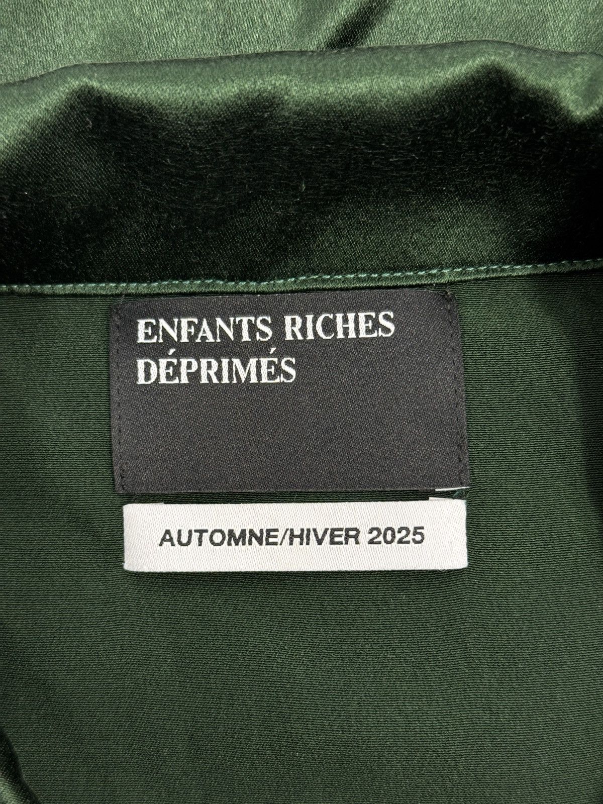 Enfants Riches Deprimes Logo-Embroidered Horn Button Pure Silk-Satin Pyjama Set RARE Size US S / EU 44-46 / 1 - 11 Thumbnail