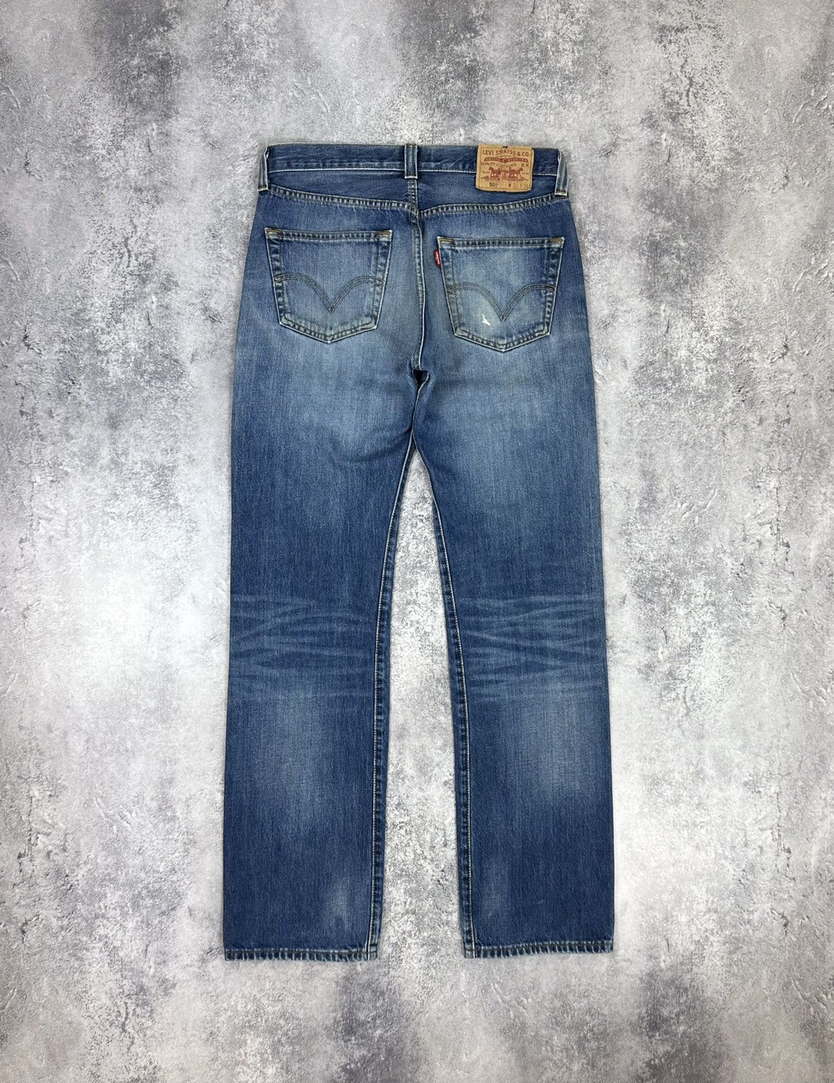 Levi's Vintage Levi's 501 Faded American Denim Baggy Hype Jeans Size US 32 / EU 48 - 2 Thumbnail
