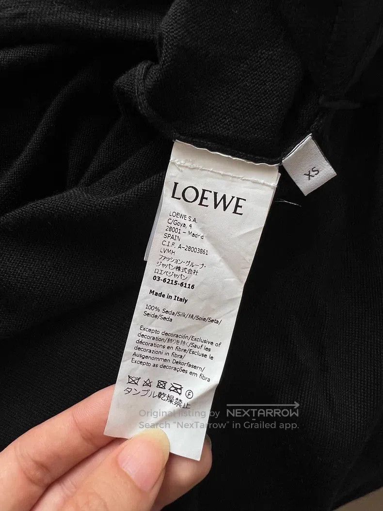 Loewe Loewe Exclusive Moon and Sun Design Asymmetric Hem Black S Size XS / US 0-2 / IT 36-38 - 5 Thumbnail