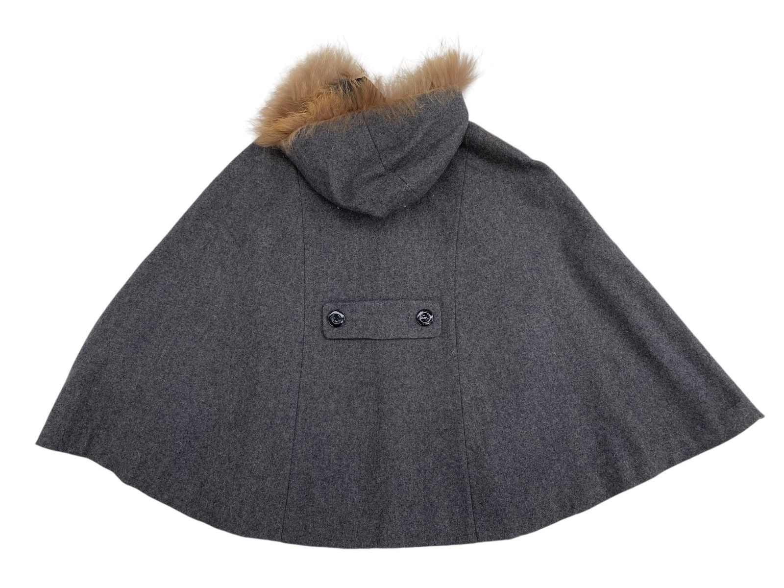 Japanese Brand × Vintage Vtg Wool Deskip Fur Capes Batwing Size US M / EU 48-50 / 2 - 2 Thumbnail