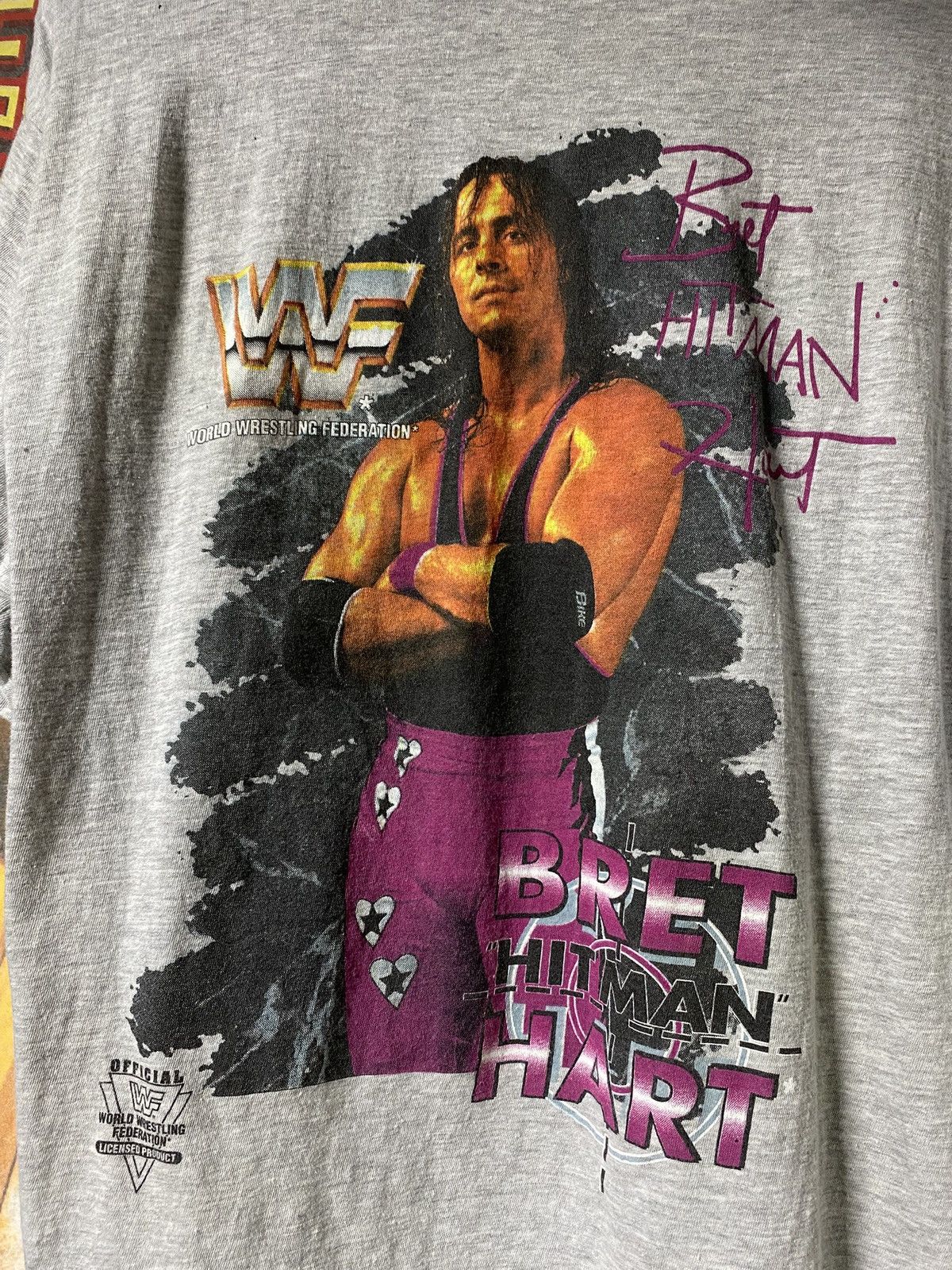 Vintage 90’s Vintage WWF Bret Hart Wrestling Shirt Medium Size US M / EU 48-50 / 2 - 2 Thumbnail