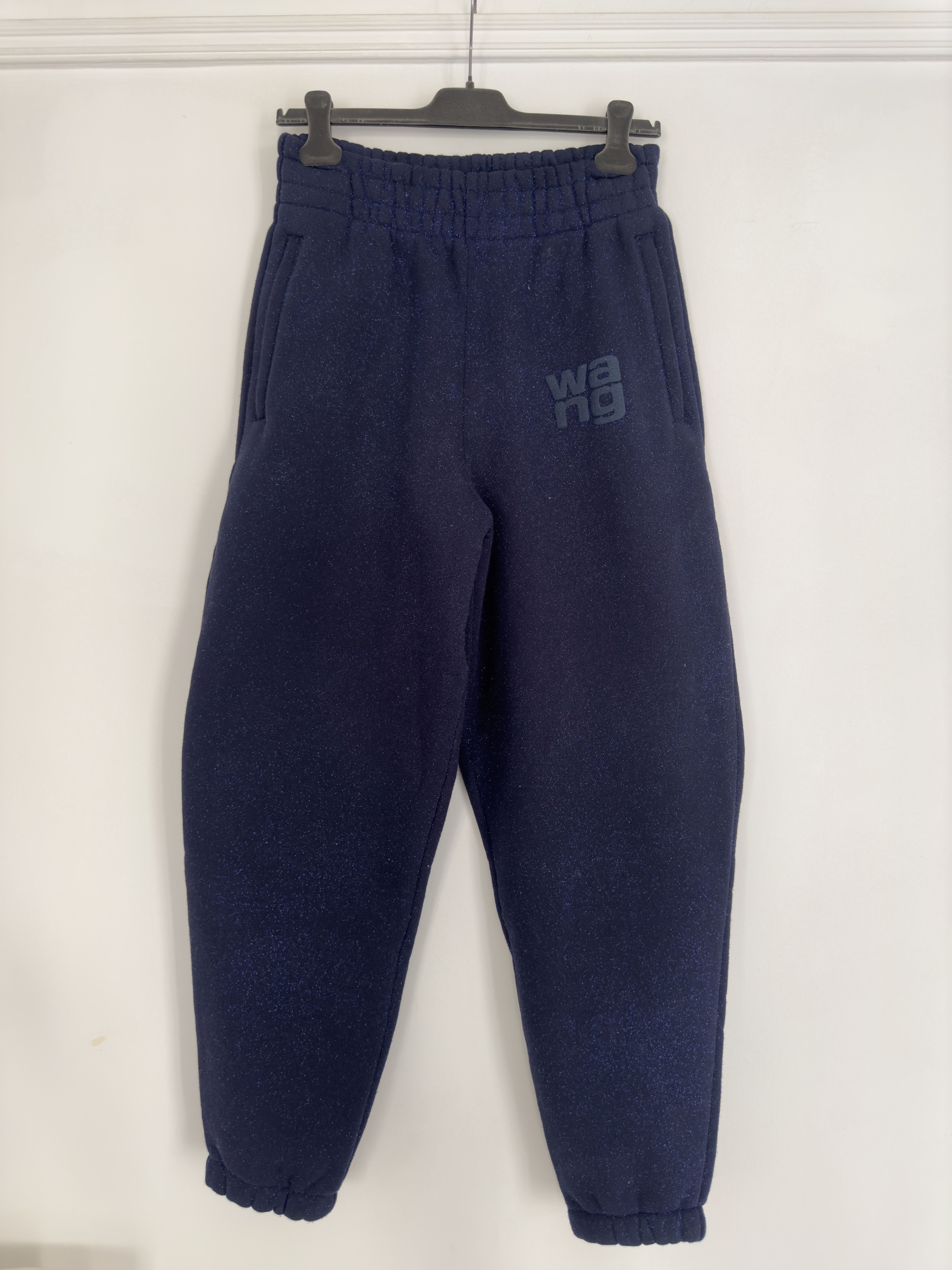 Alexander Wang Alexander Wang glitter-effect terry track pants Size 27" / US 4 / IT 40 - 2 Thumbnail