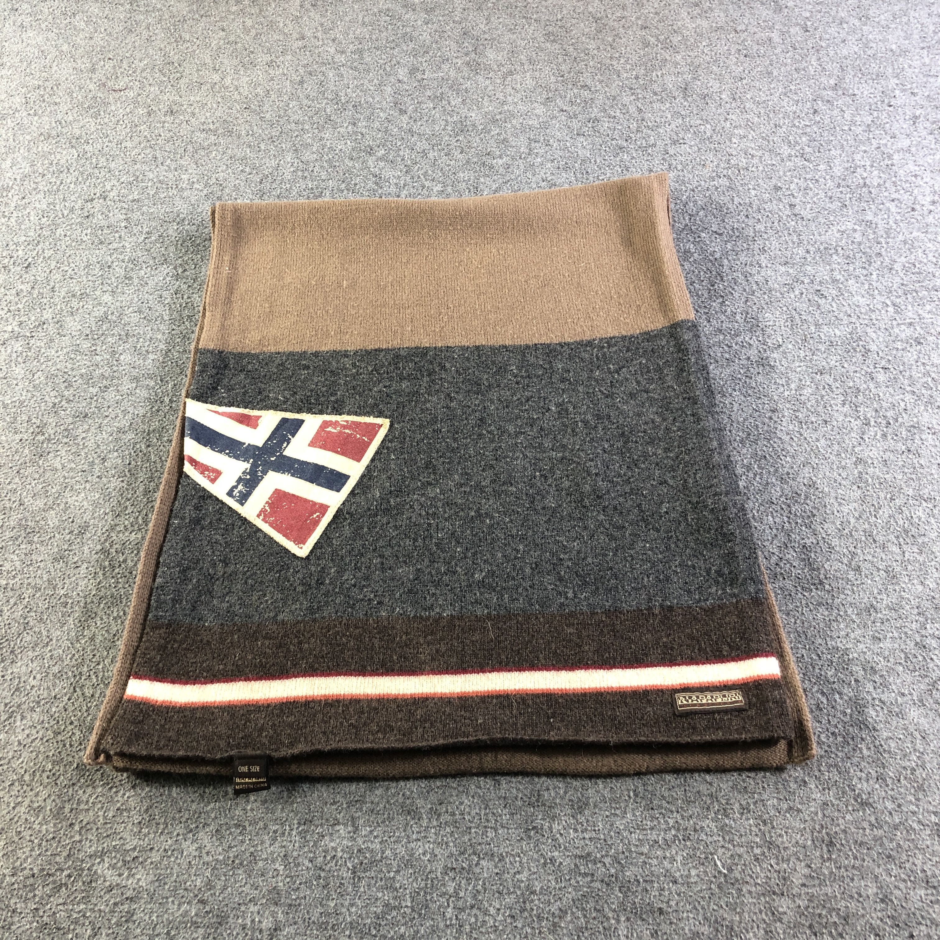Napapijri Napapijri Wool Scarf Muffler Neckwear V2624 Size ONE SIZE - 2 Thumbnail