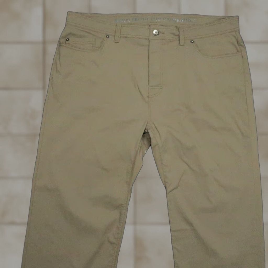 Prana Prana Pants Men 40x30 Brown Green Slim Fit Hiking 5 Pocket Stretch Outdoor Size US 40 / EU 56 - 1 Thumbnail