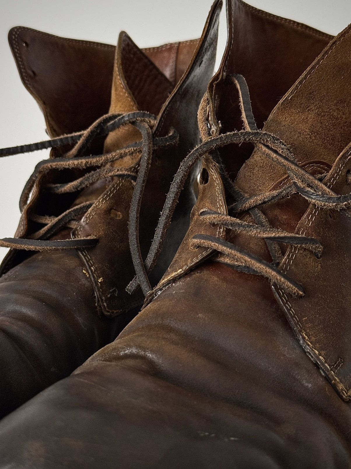 Guidi Guidi '795' Horse Ankle Brown Leather Boots Size US 9 / EU 42 - 3 Thumbnail
