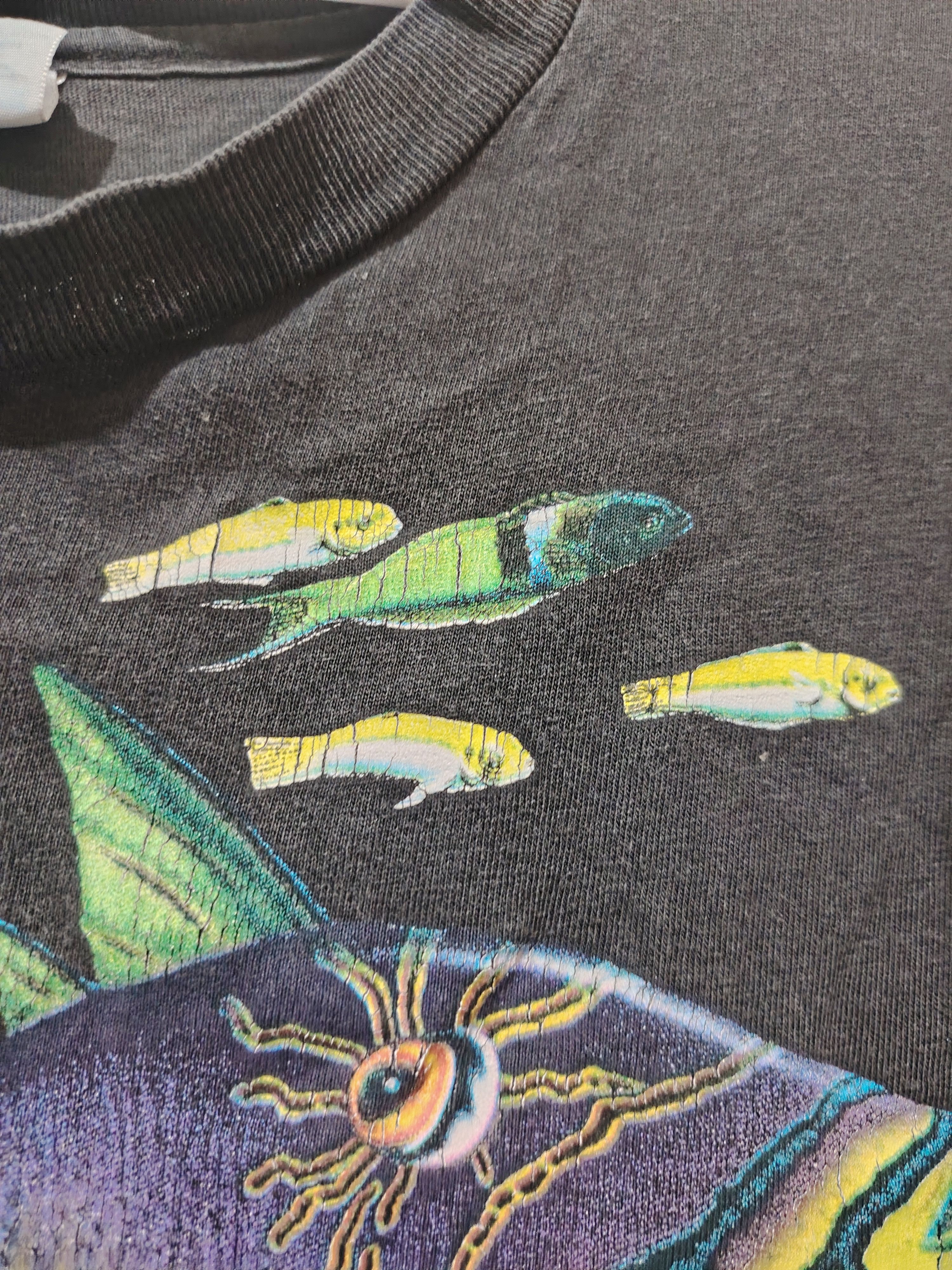 Vintage Thrashed Vtg Plastics News F. Cheney Harlequin ©92 Hanes tee Size US M / EU 48-50 / 2 - 5 Thumbnail