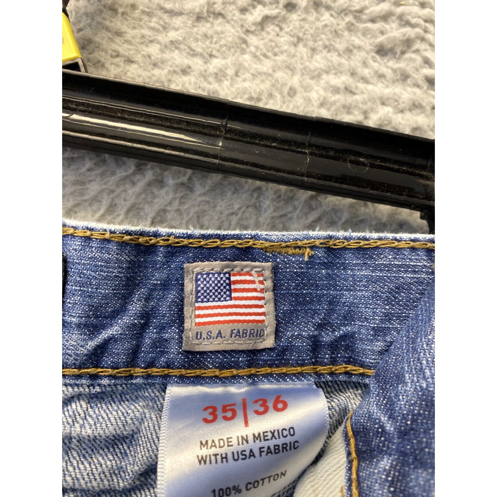 Ariat VINTAGE Ariat Men’s Jeans Bootcut Distressed Western Denim 35x32 Blue Size US 35 - 5 Thumbnail