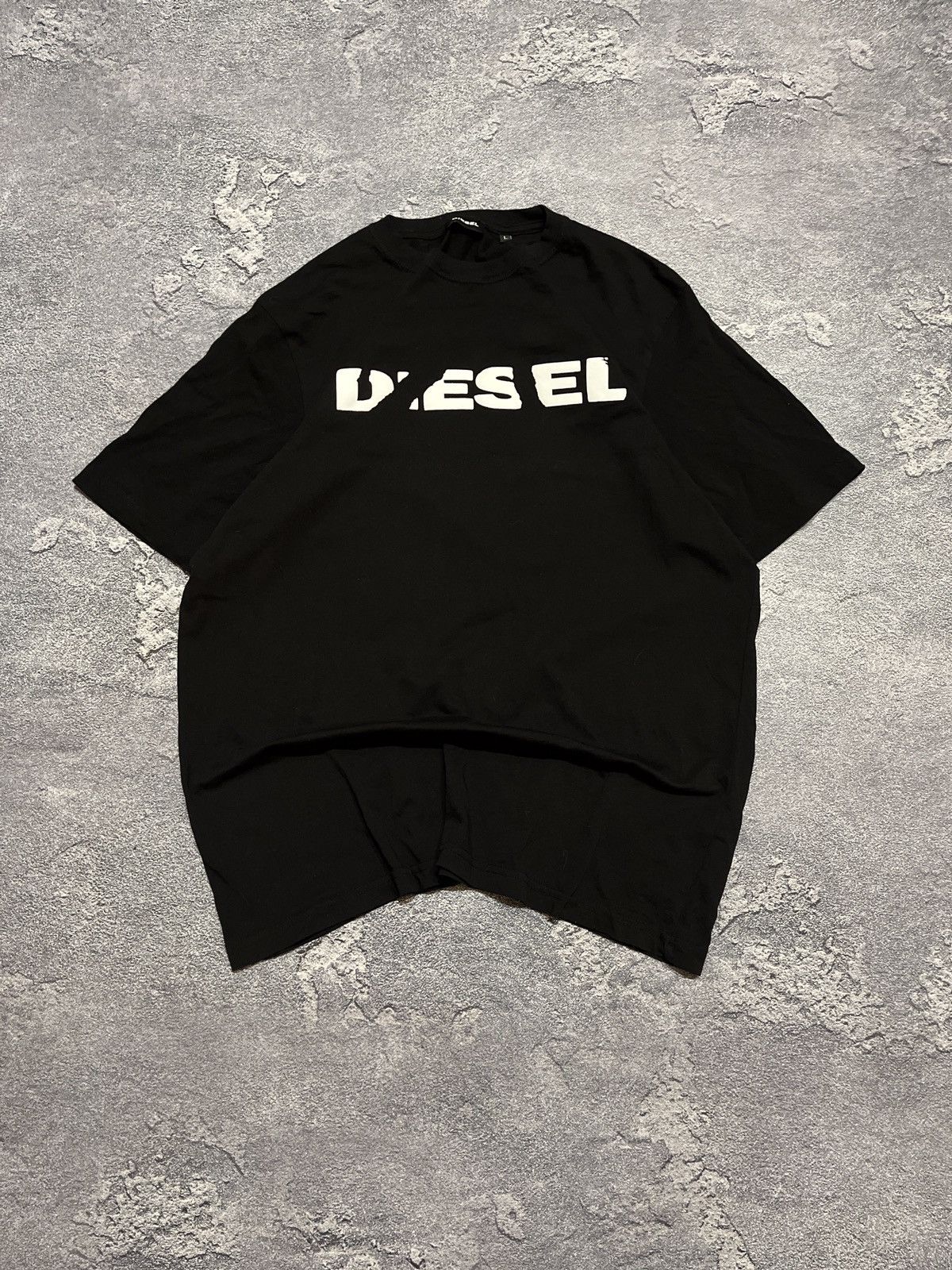 Diesel × Vintage Vintage Y2K DIESEL big logo tee streetwear Size US L / EU 52-54 / 3 - 2 Thumbnail