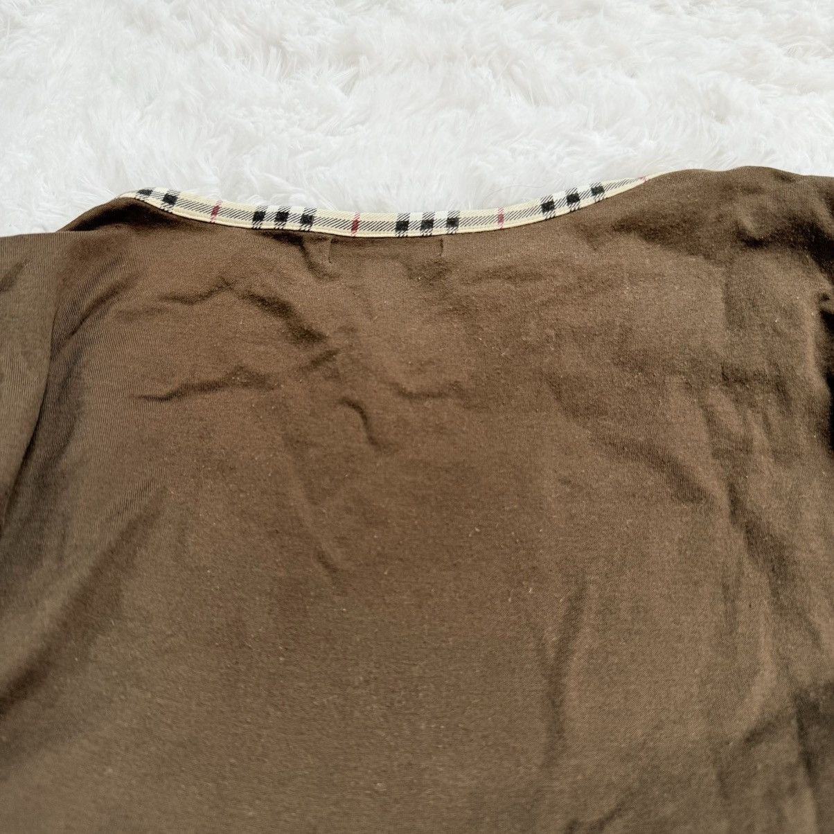 Burberry Burberry Women 3/4 sleeve tops Nova Check Brown Horse Size M / US 6-8 / IT 42-44 - 8 Thumbnail