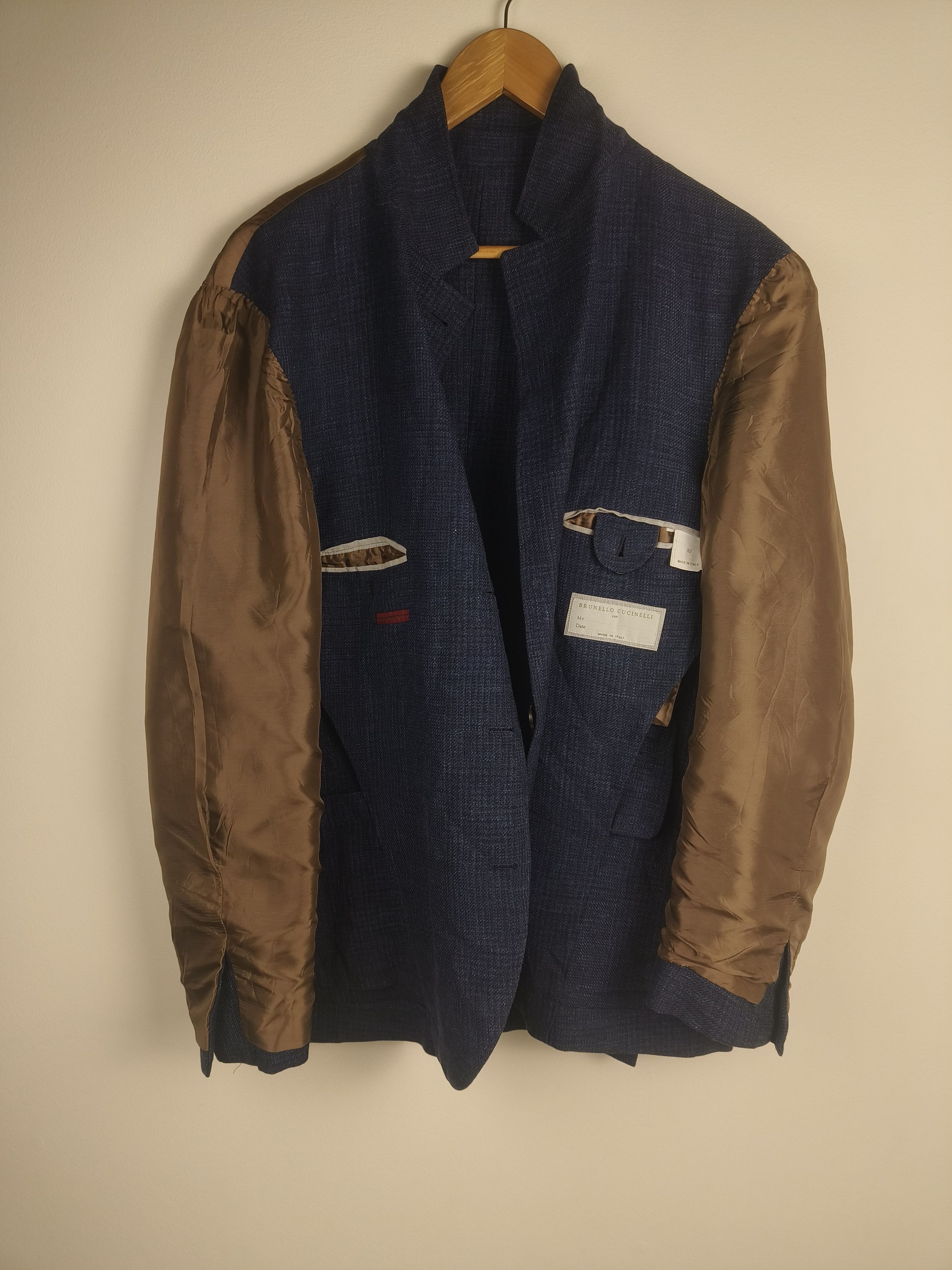 Brunello Cucinelli Brunello Cucinelli Wool-Linen-Silk Blazer Size 42R - 2 Thumbnail