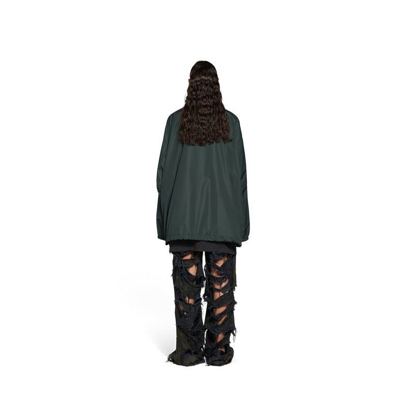 Balenciaga o1la1rc1a0825 Dup / Logo Zip-Up Jacket in Green/Beige Size US S / EU 44-46 / 1 - 5 Thumbnail