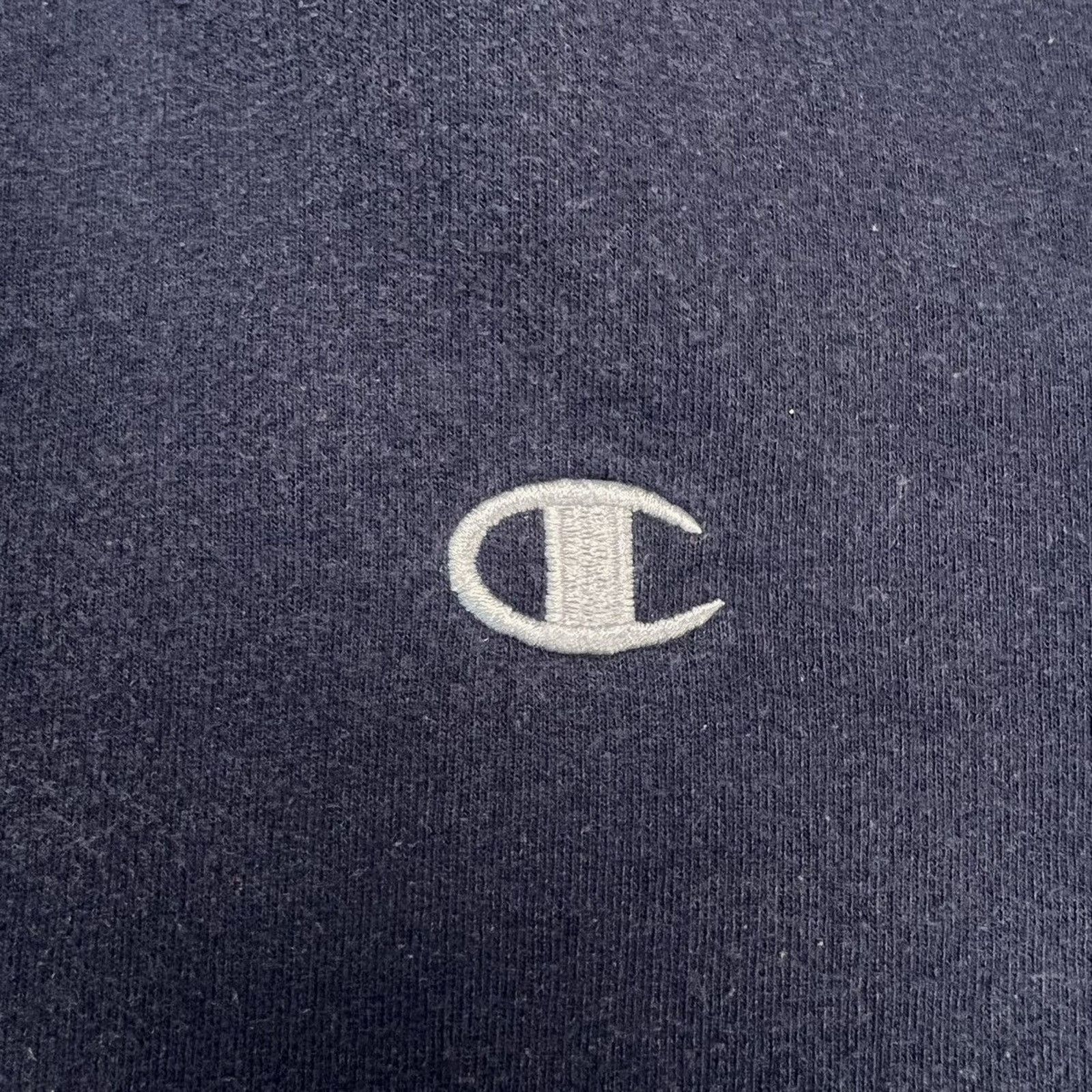 Champion × Vintage Champion Sweatshirt Mens Large Blye Eco Athletic Blank Crew Size US L / EU 52-54 / 3 - 2 Thumbnail