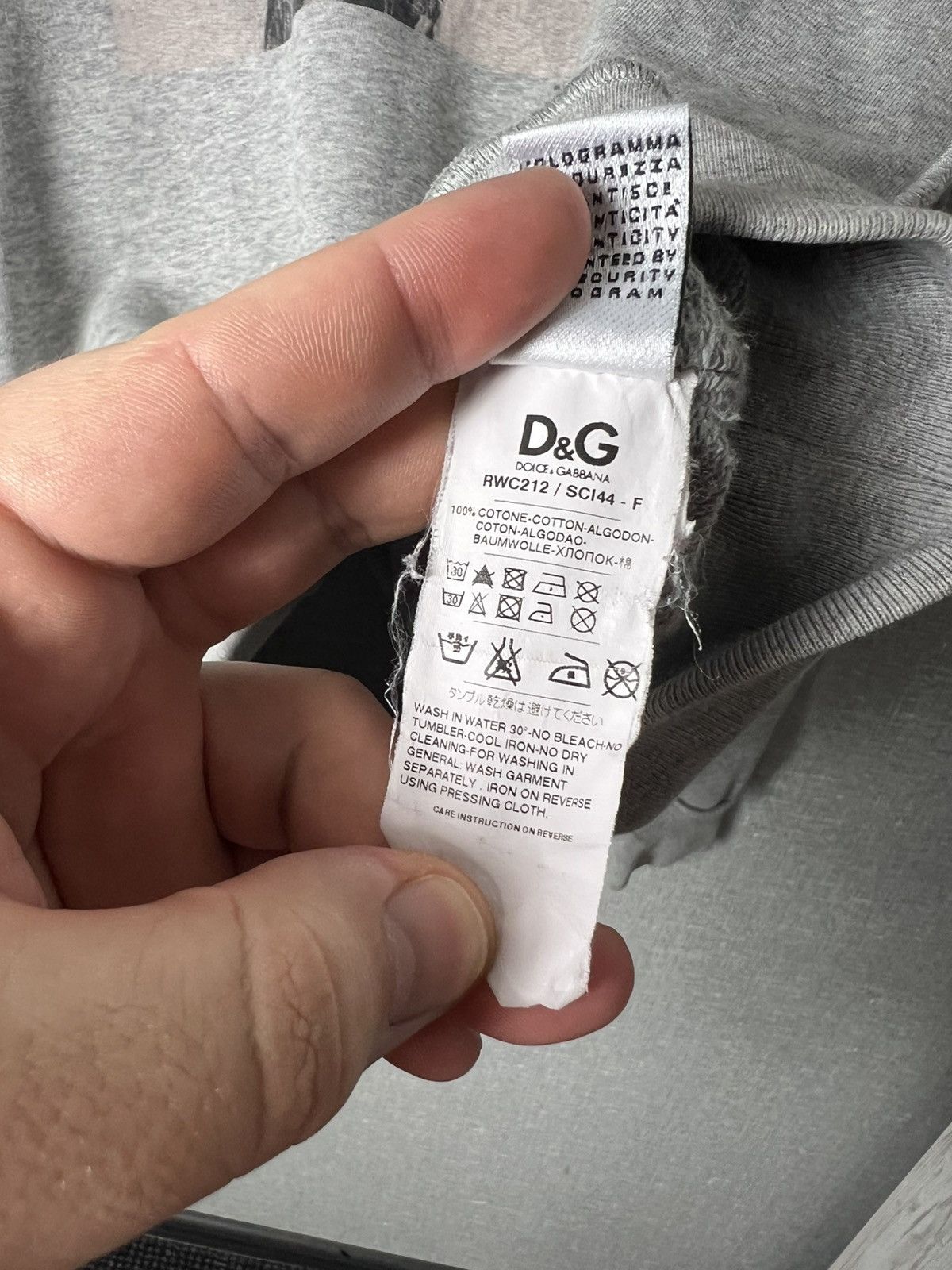 Dolce & Gabbana Dolce & Gabbana Iconic Vincent Peters Photo Distresed Hoodie Size US M / EU 48-50 / 2 - 18 Thumbnail