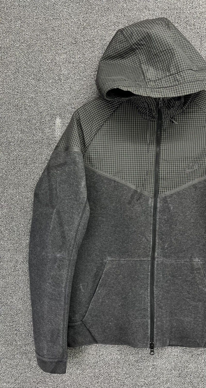 Nike × Vintage Nike Supreme Style Hoodie Zip Up Jacket Size US L / EU 52-54 / 3 - 3 Thumbnail