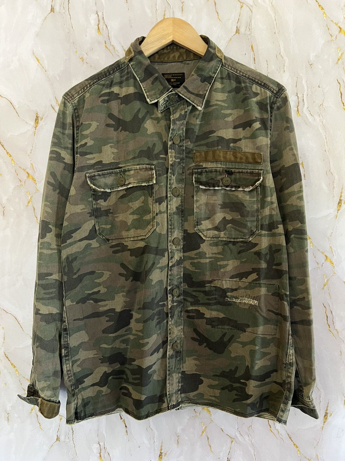 Japanese Brand ARMY CAMO JACKET Size US L / EU 52-54 / 3 - 1 Thumbnail