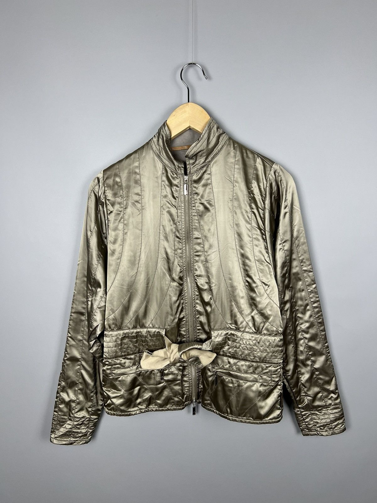 Moncler Moncler RARE Vintage Nylon Zip Up Jacket Size S / US 4 / IT 40 - 3 Thumbnail