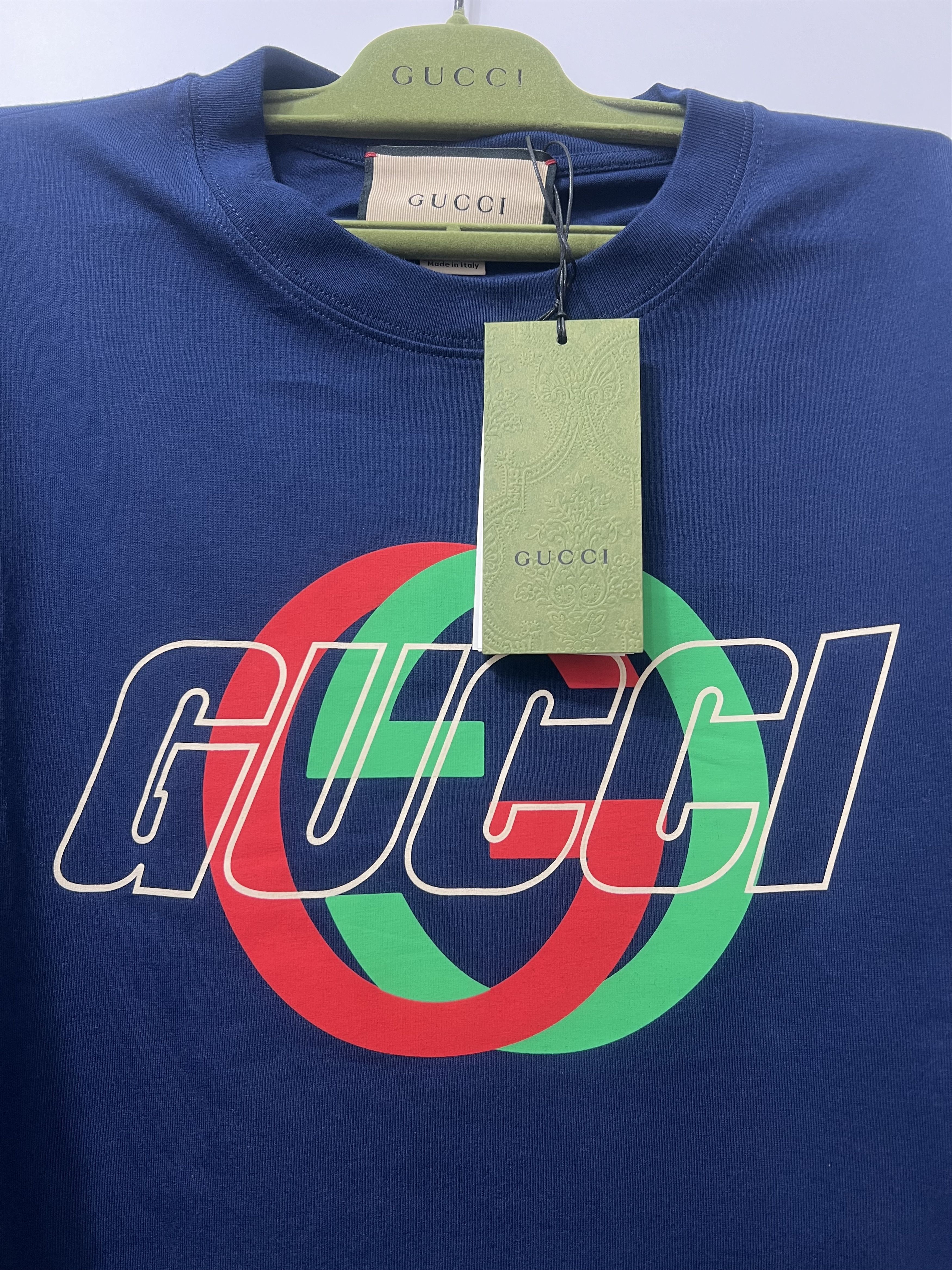 Gucci Gucci Crewneck Sweatshirt In Navy Blue GG, Size M Size US M / EU 48-50 / 2 - 8 Thumbnail