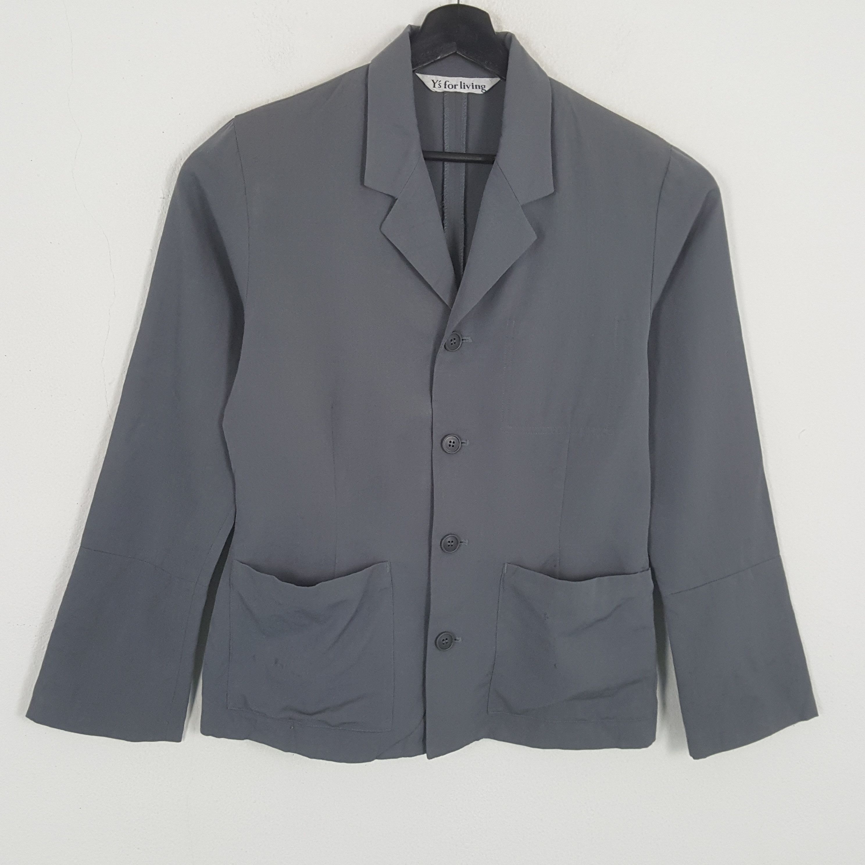 Yohji Yamamoto Y'S FOR LIVING by YOHJI YAMAMOTO Designer Blazer Size US XS / EU 42 / 0 - 1 Thumbnail