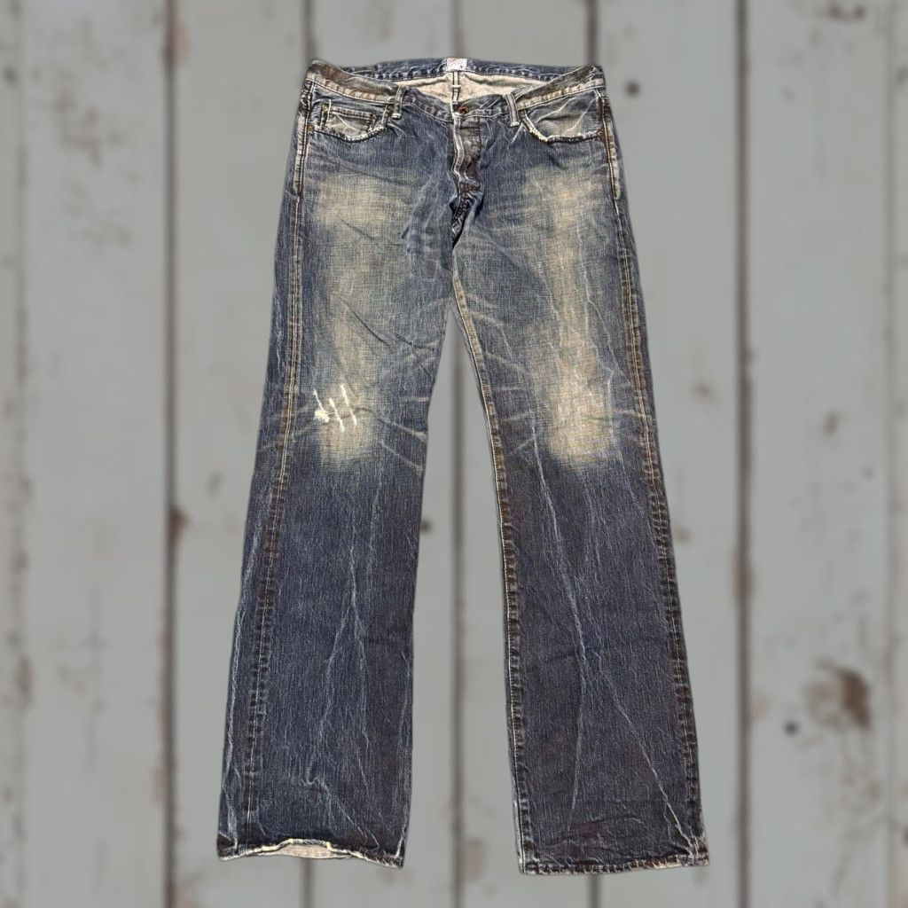 Prps PRPS Purple Tag Denim Jeans Made in Japan Size 36x33 Men’s Regular Straight 5-Pocket Design Jeans Blue Cotton Denim Men’s Rare 🔥 Size US 36 / EU 52 - 1 Thumbnail