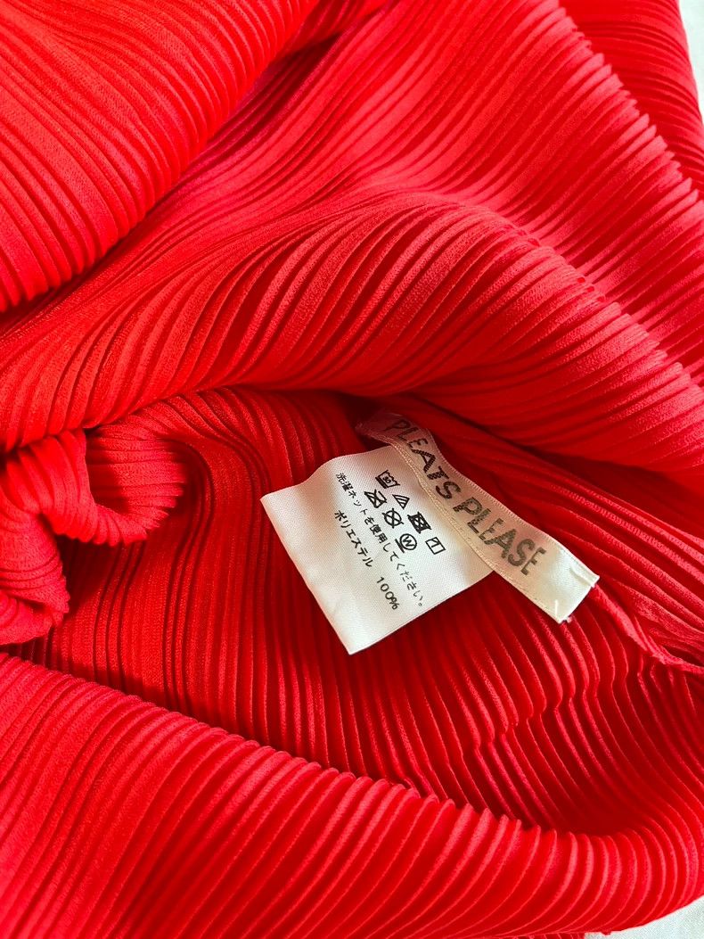 Issey Miyake issey miyake size:03 Red dress 2505-Nextarrow Size XXS / US 00 / IT 34 - 5 Thumbnail