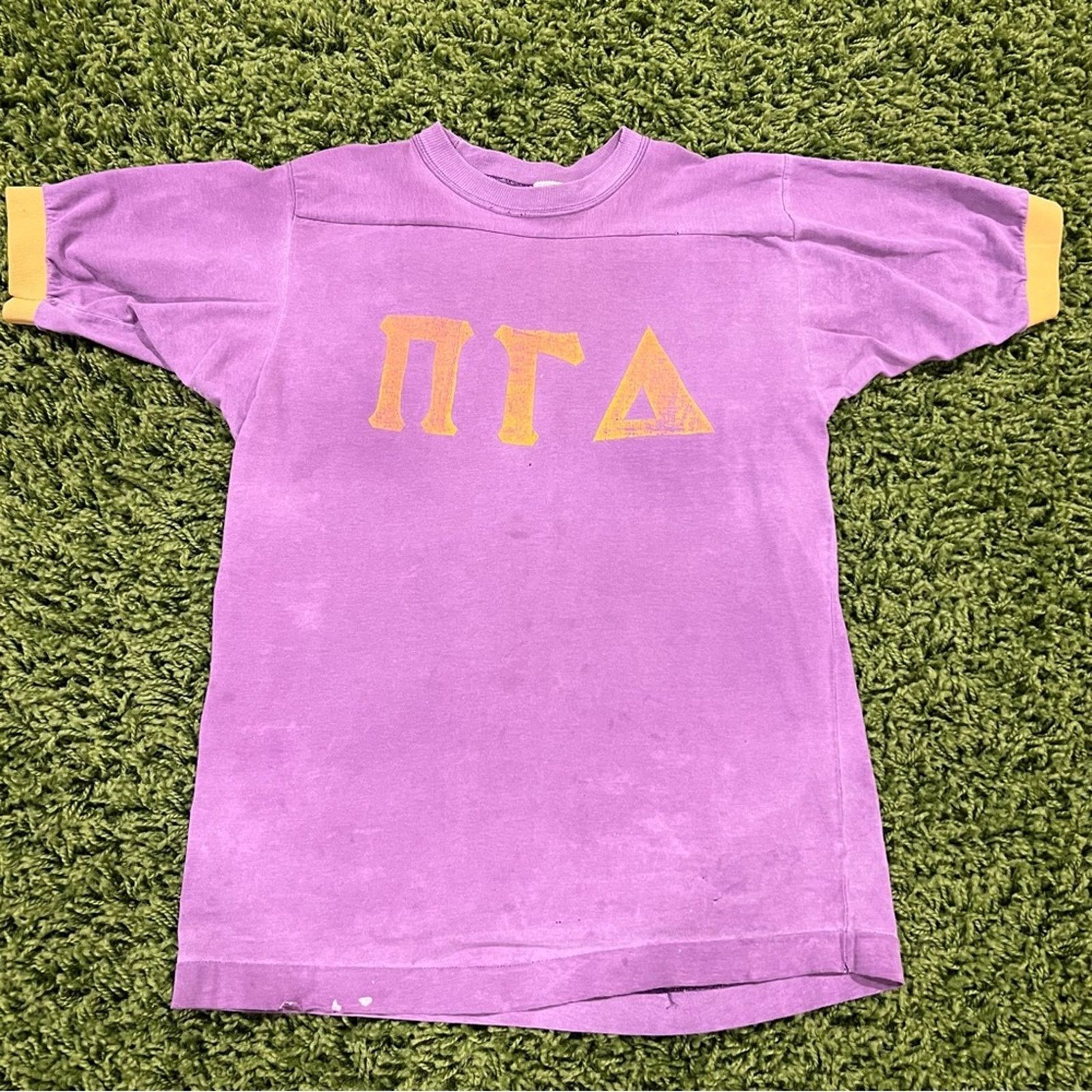 Vintage Vintage 70s Pi Gamma Delta Sorority Jersey Tee Shirt Size S / US 4 / IT 40 - 1 Thumbnail