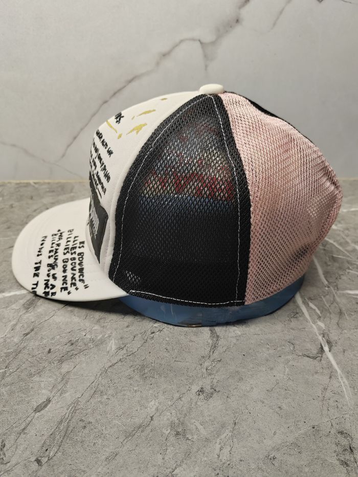 Japanese Brand Vintage Punk Japanese Blossam Style Trucker Cap Hat Size ONE SIZE - 5 Thumbnail