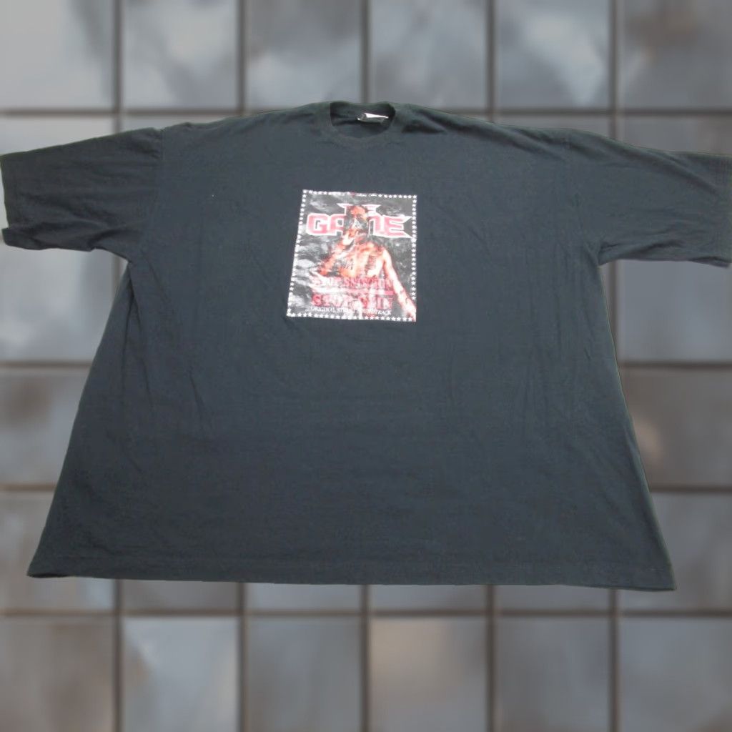 Vintage VINTAGE The Game Stop Snitchin Stop Lyin Rap Tee G UNOT Shirt 5XL Black Cotton Mens Short Sleeve Crew Neck Baggy 00s Y2K BNK Platinum Size US XXL / EU 58 / 5 - 1 Thumbnail