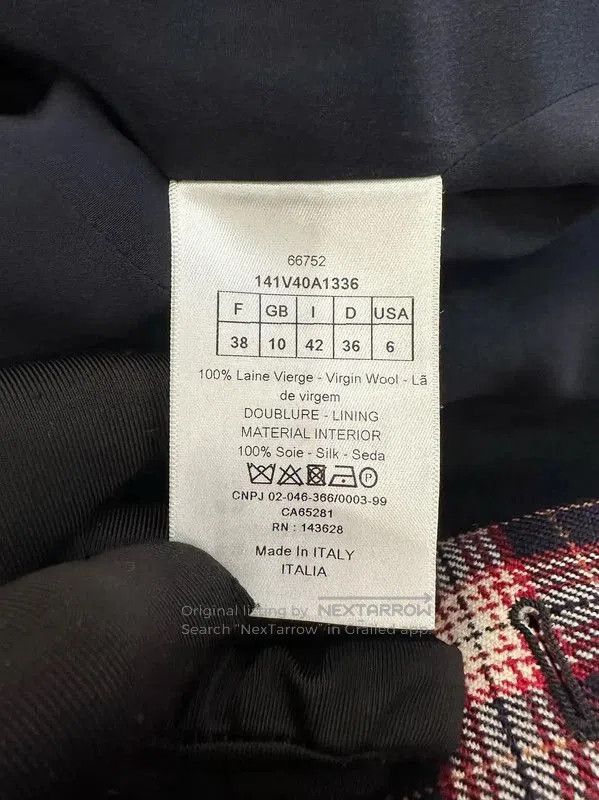 Dior Dior Wool Jacket in Burgundy for Women . Size M / US 6-8 / IT 42-44 - 6 Thumbnail