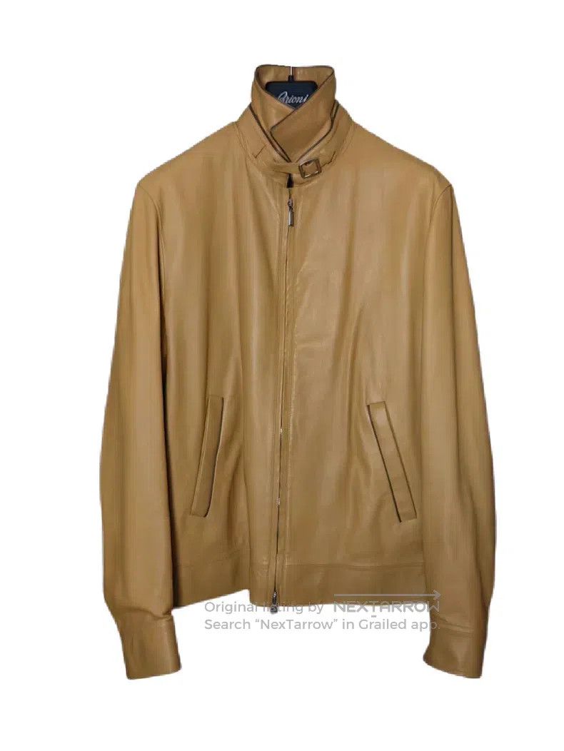 Brioni Brioni Leather jacket Size US XL / EU 56 / 4 - 1 Thumbnail