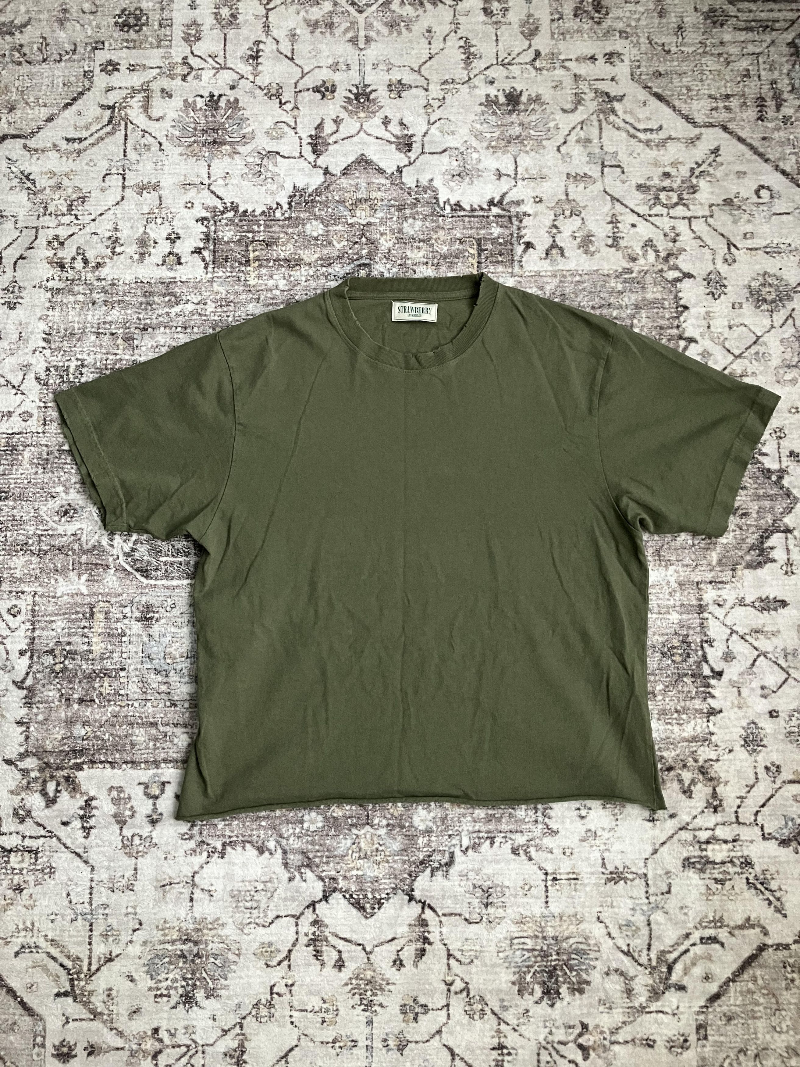 FTP Luda Tee Olive Green deals Large