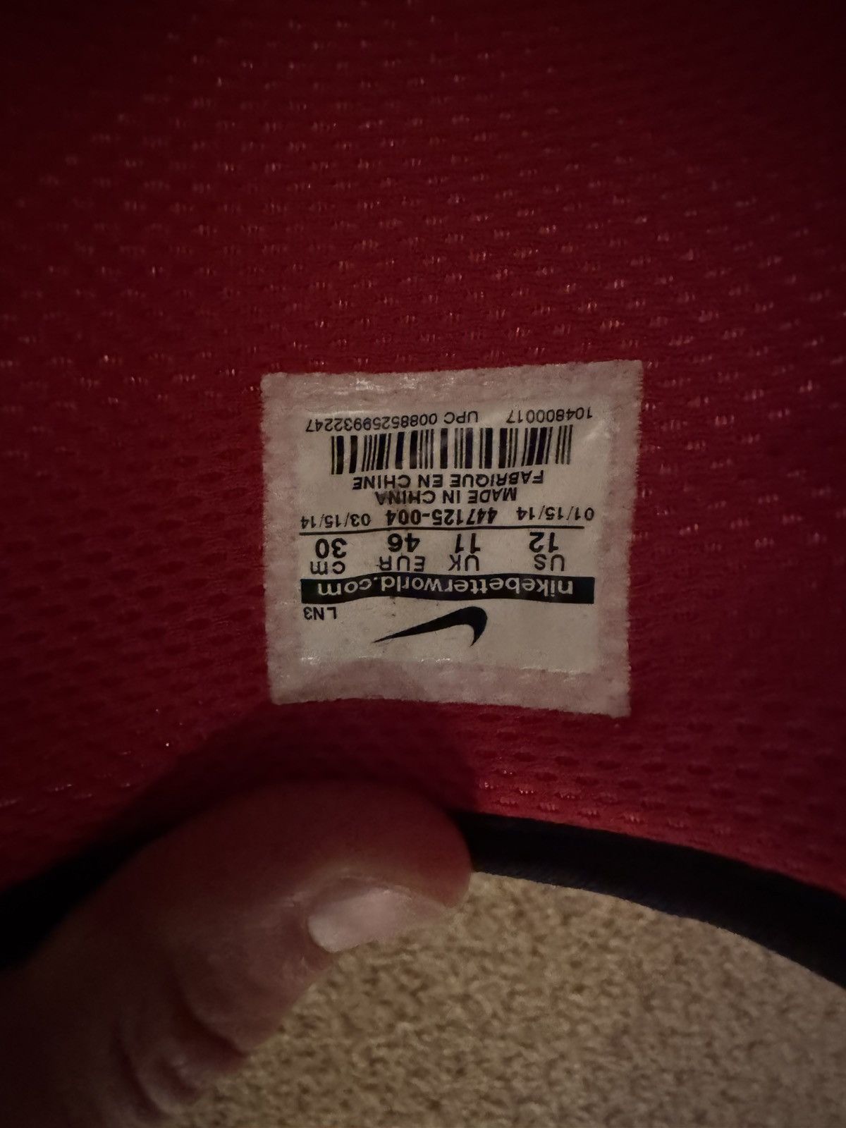Nike BRED JORDAN NIKE SNOWBOARDING BOOTS Size US 12 / EU 45 - 3 Thumbnail
