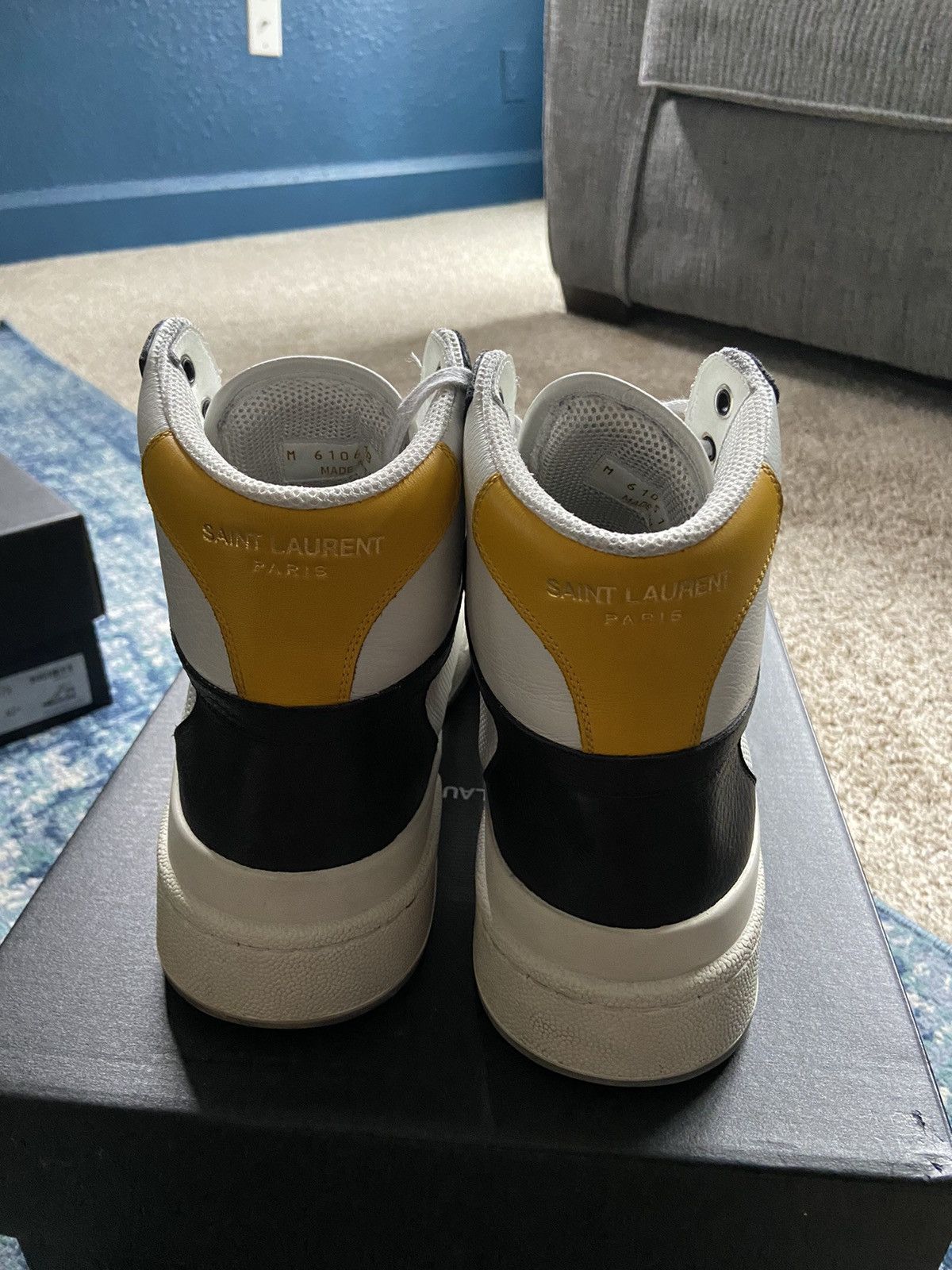 Yves Saint Laurent Sl24 high top sneaker Size US 9.5 / EU 42-43 - 4 Thumbnail