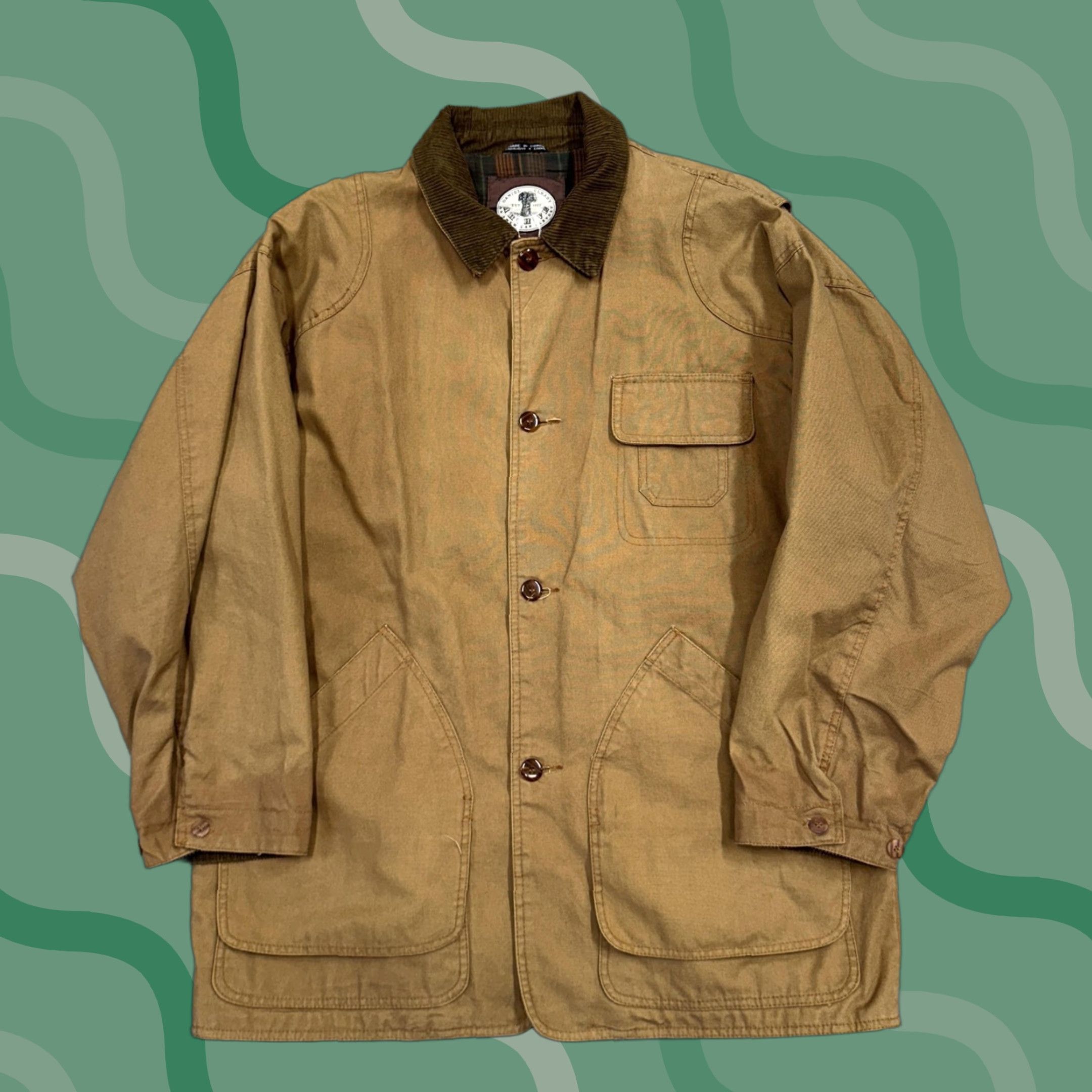 Vintage VINTAGE Daniel Cleary Archive Coat Mens M Brown Canvas Lined Workwear Western Casual Size US M / EU 48-50 / 2 - 1 Thumbnail