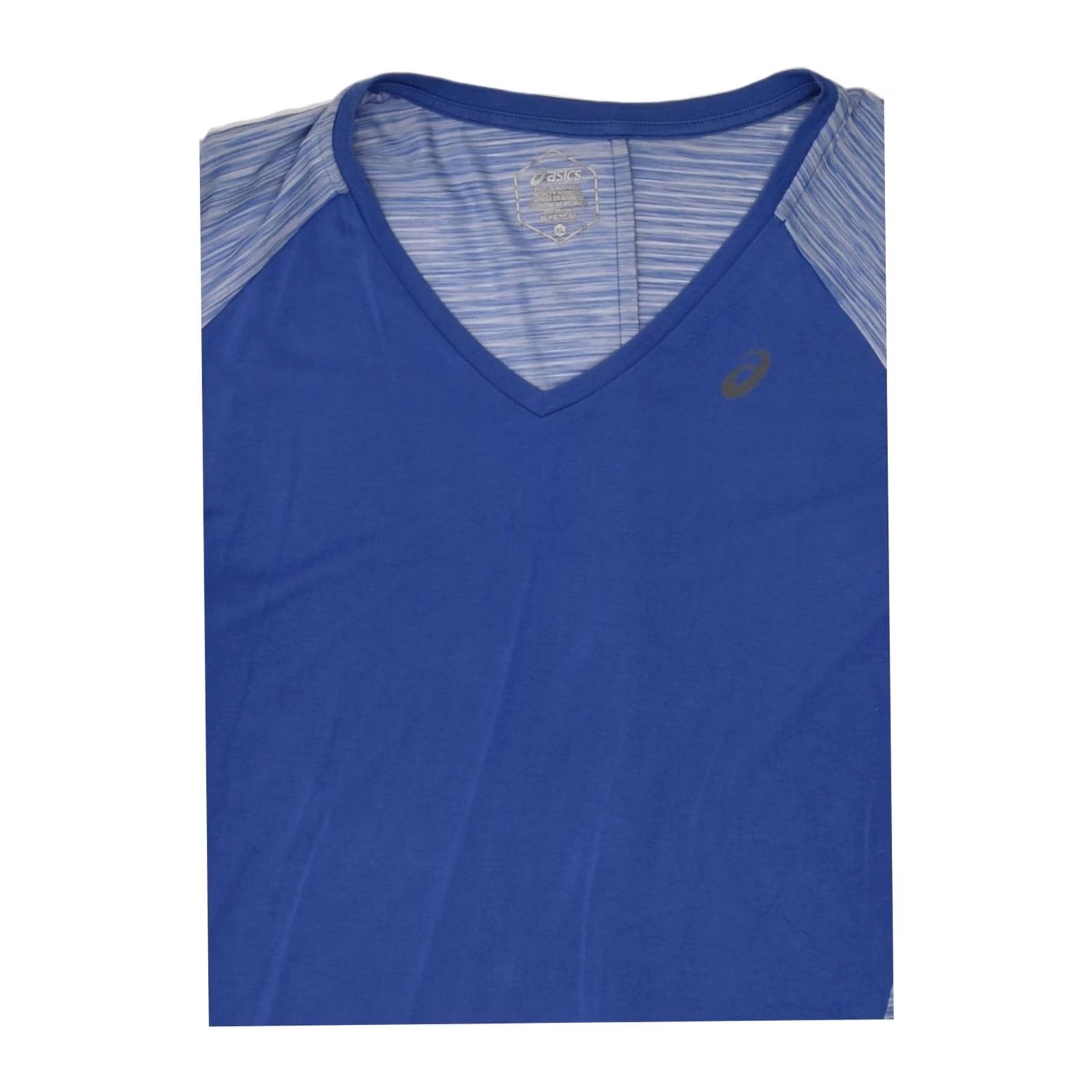 Asics ASICS Womens T-Shirt Top UK 18 XL Blue Colourblock Polyester Size XL / US 12-14 / IT 48-50 - 3 Thumbnail