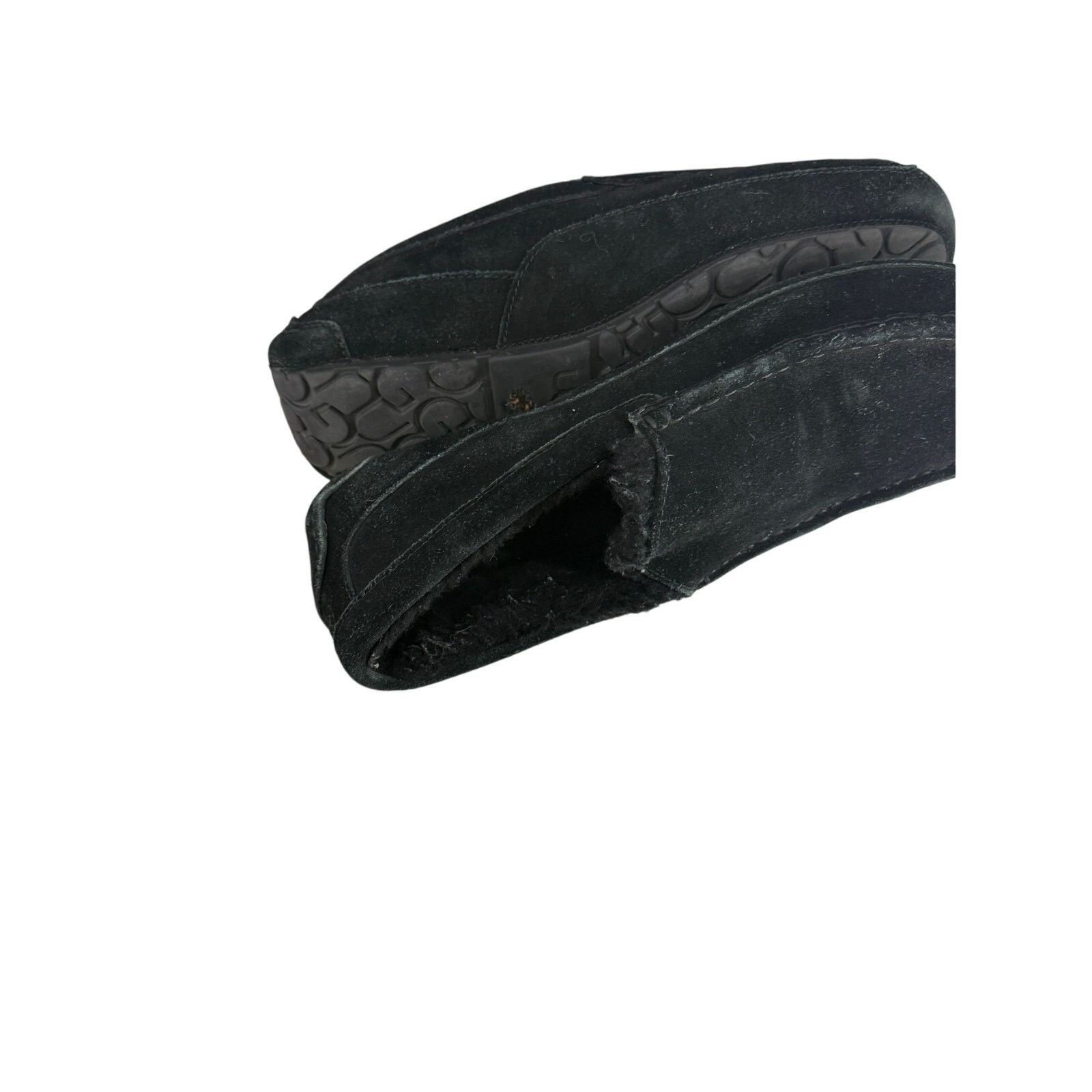 Ugg Ugg Black Suede Mens Ascot Slipper Size 12 Sheepskin Causal Size US 12 / EU 45 - 5 Thumbnail